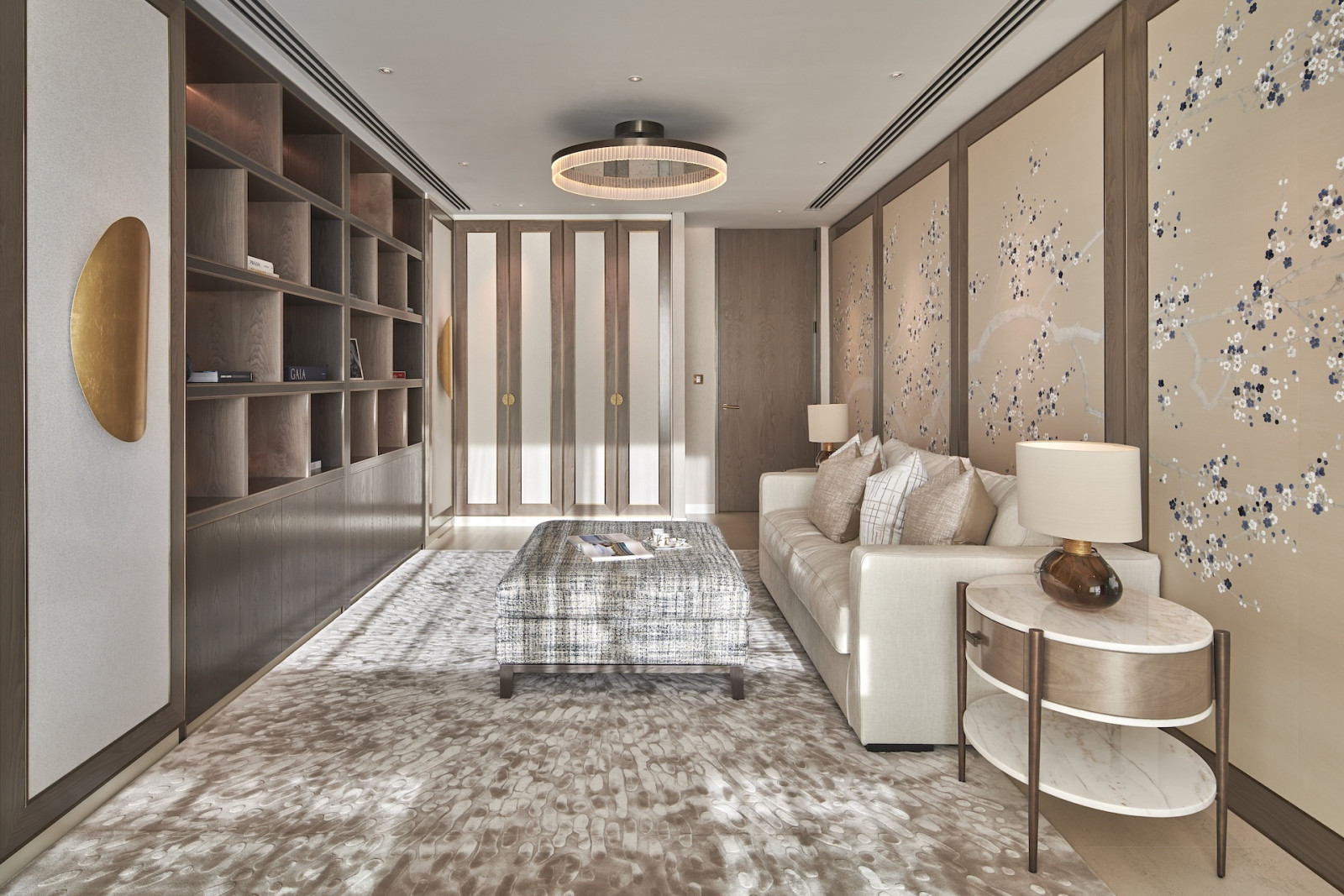 A penthouse apartment on Palm Jumeirah Island, Dubai designed by Lumi Interiors