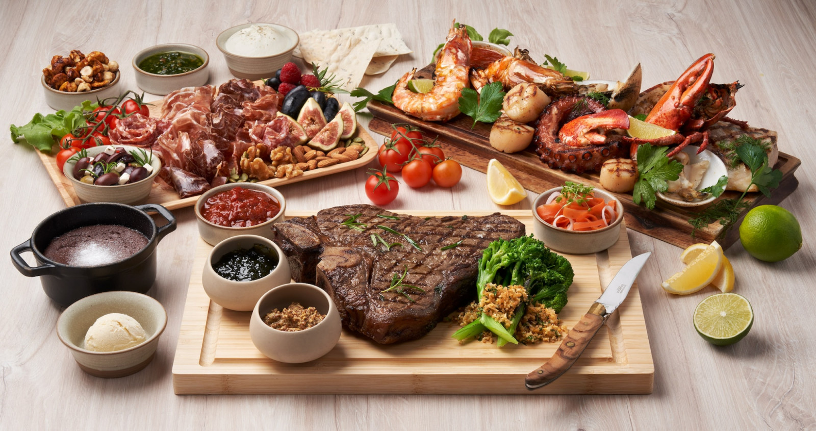 The best of Australian produce at Osia Steak and Seafood Grill by celebrity chef Scott Webster Weave at Resorts World Sentosa