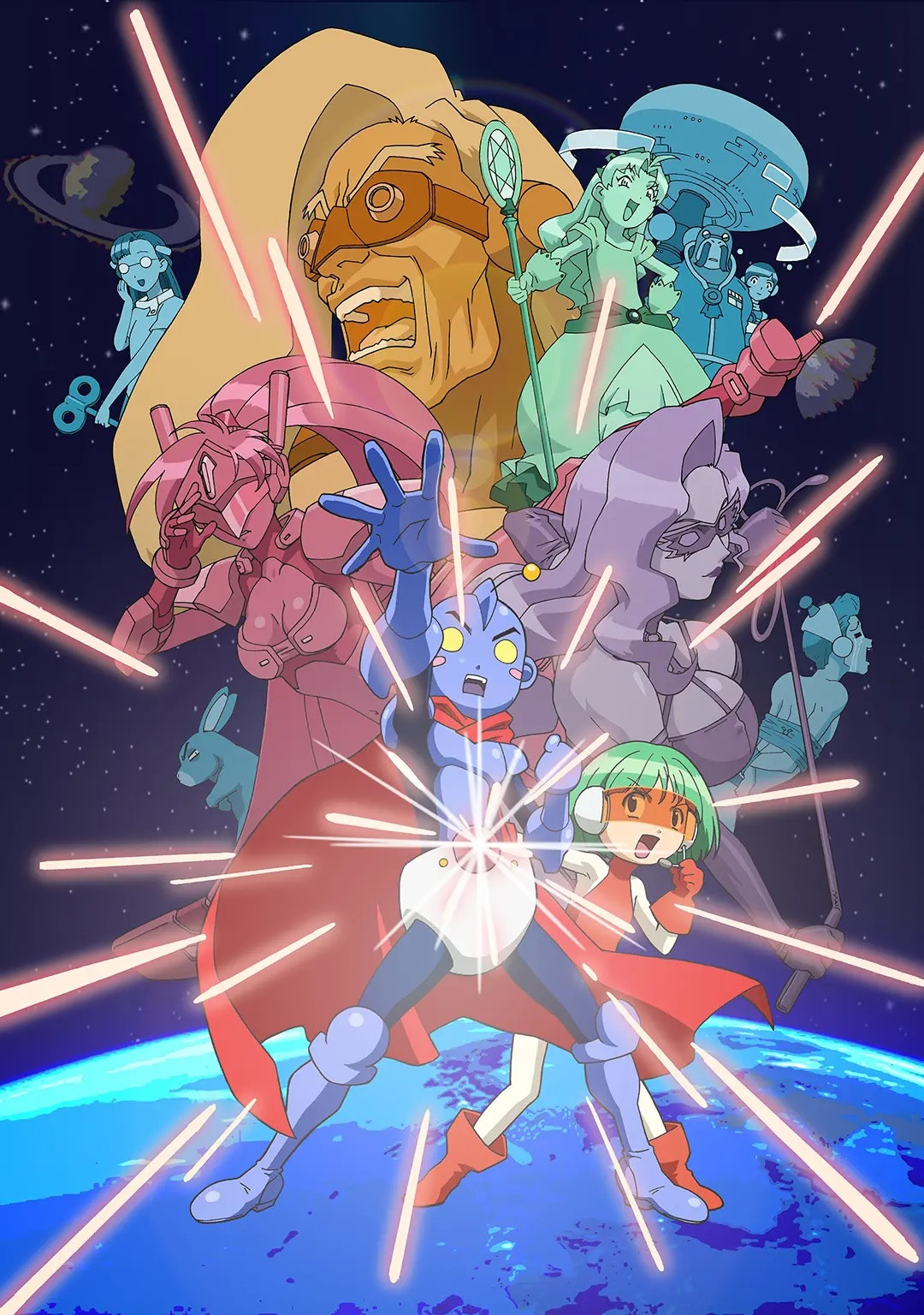 ผลงาน Ufotable ช่วงปี 2000-2020: Sumeba Miyako no Cosmos-sou Suttoko Taisen Dokkoida (ซีรีส์ 2003)