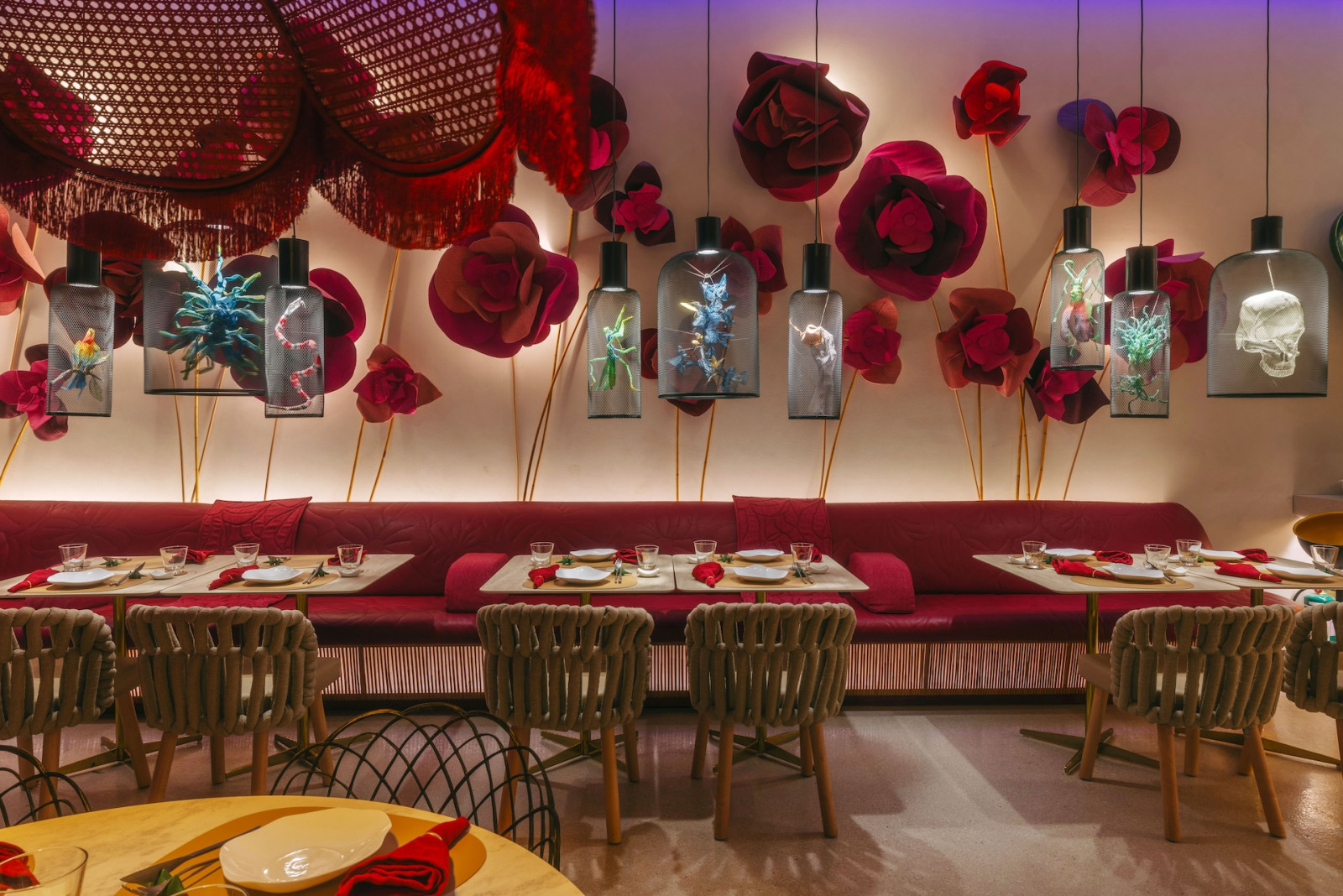 Fable Cafe + Lounge by Kenneth Cobonpue, the winner of Best Use of Colour at the 2025 edition of Tatler Homes Design Awards Philippines