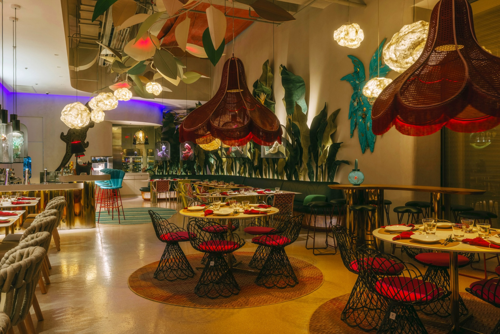 Fable Cafe + Lounge by Kenneth Cobonpue, the winner of Best Use of Colour at the 2025 edition of Tatler Homes Design Awards Philippines