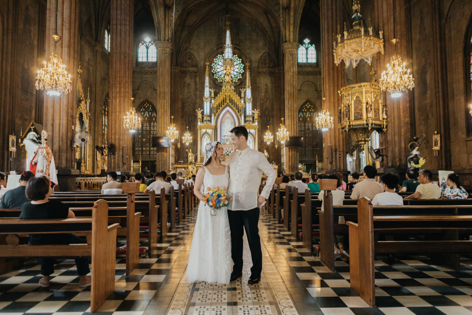 Christine Tiu and Clifton Esteban
