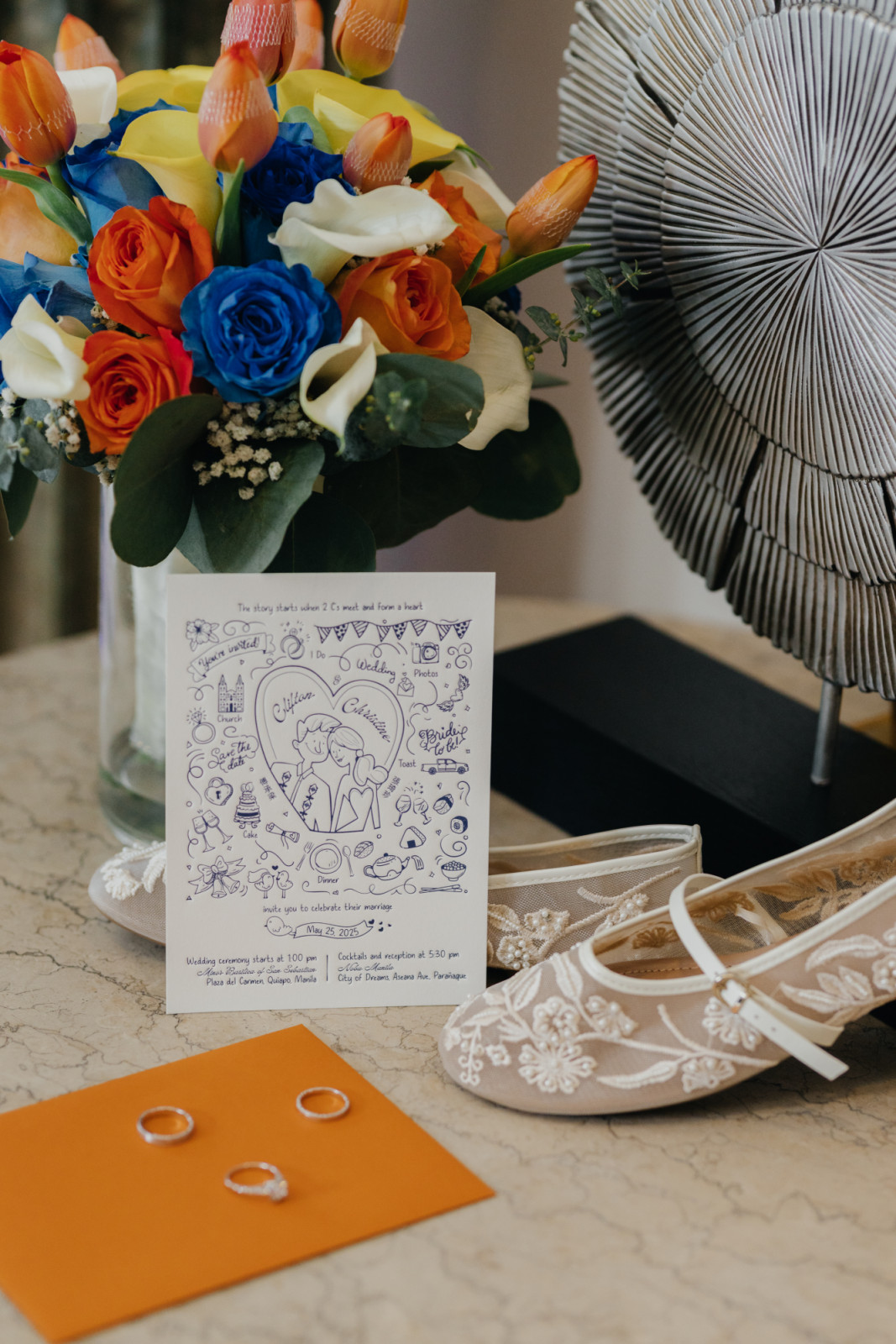 Wedding essentials, including invitations by Neonovelties