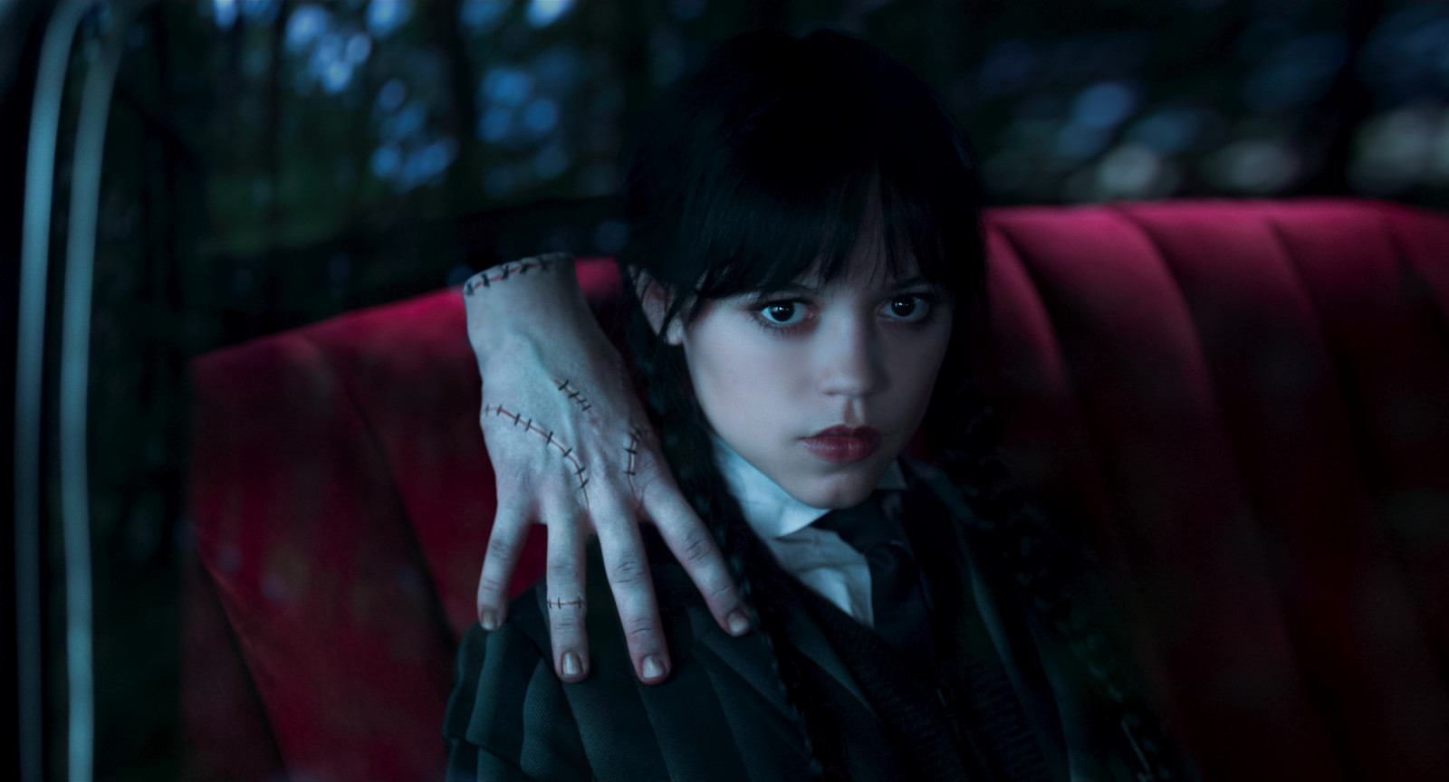 Thing and Jenna Ortega as Wednesday Addams in episode 202 of ‘Wednesday’ (Photo: Netflix)