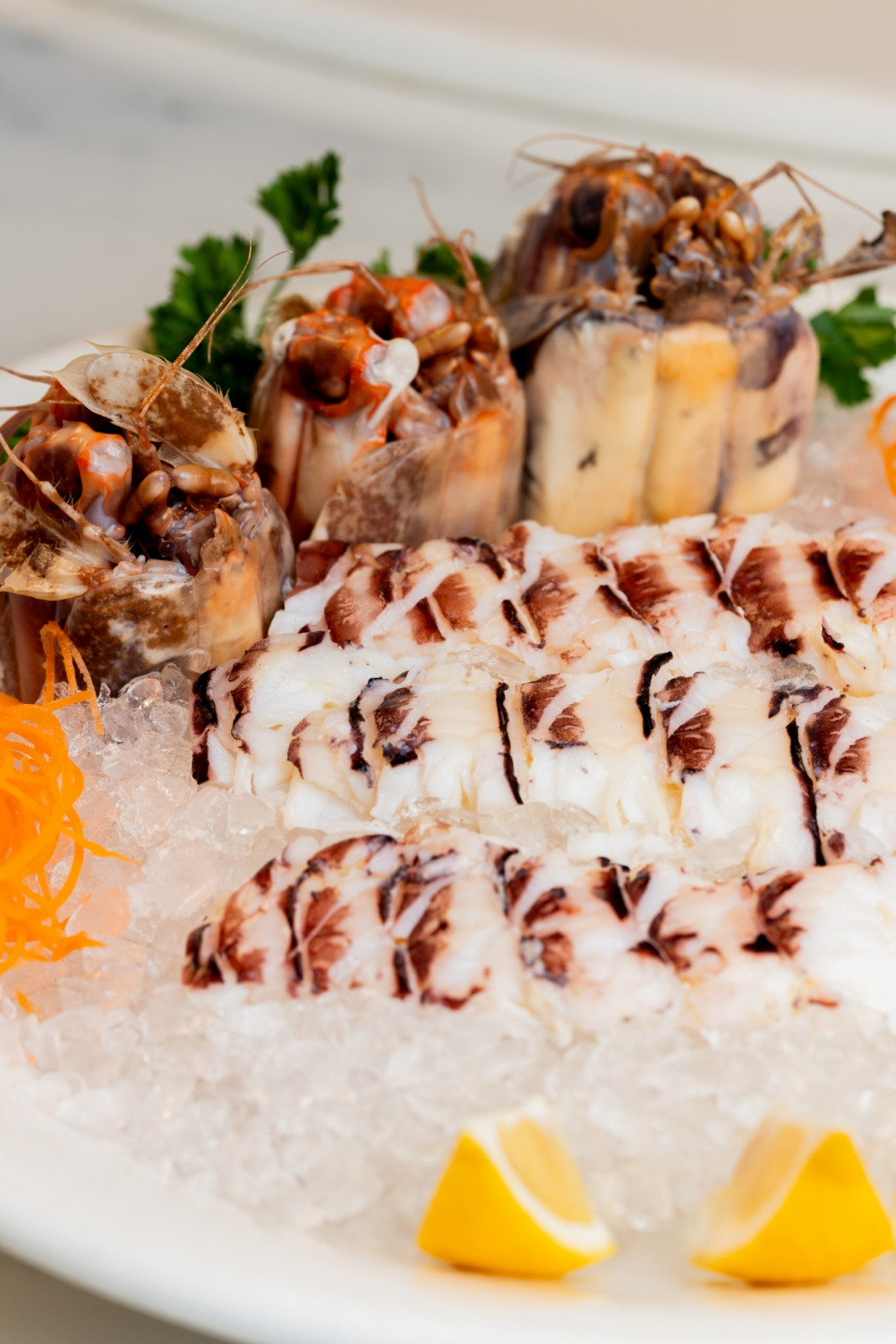 Chilled sea mantis at East Ocean Palace