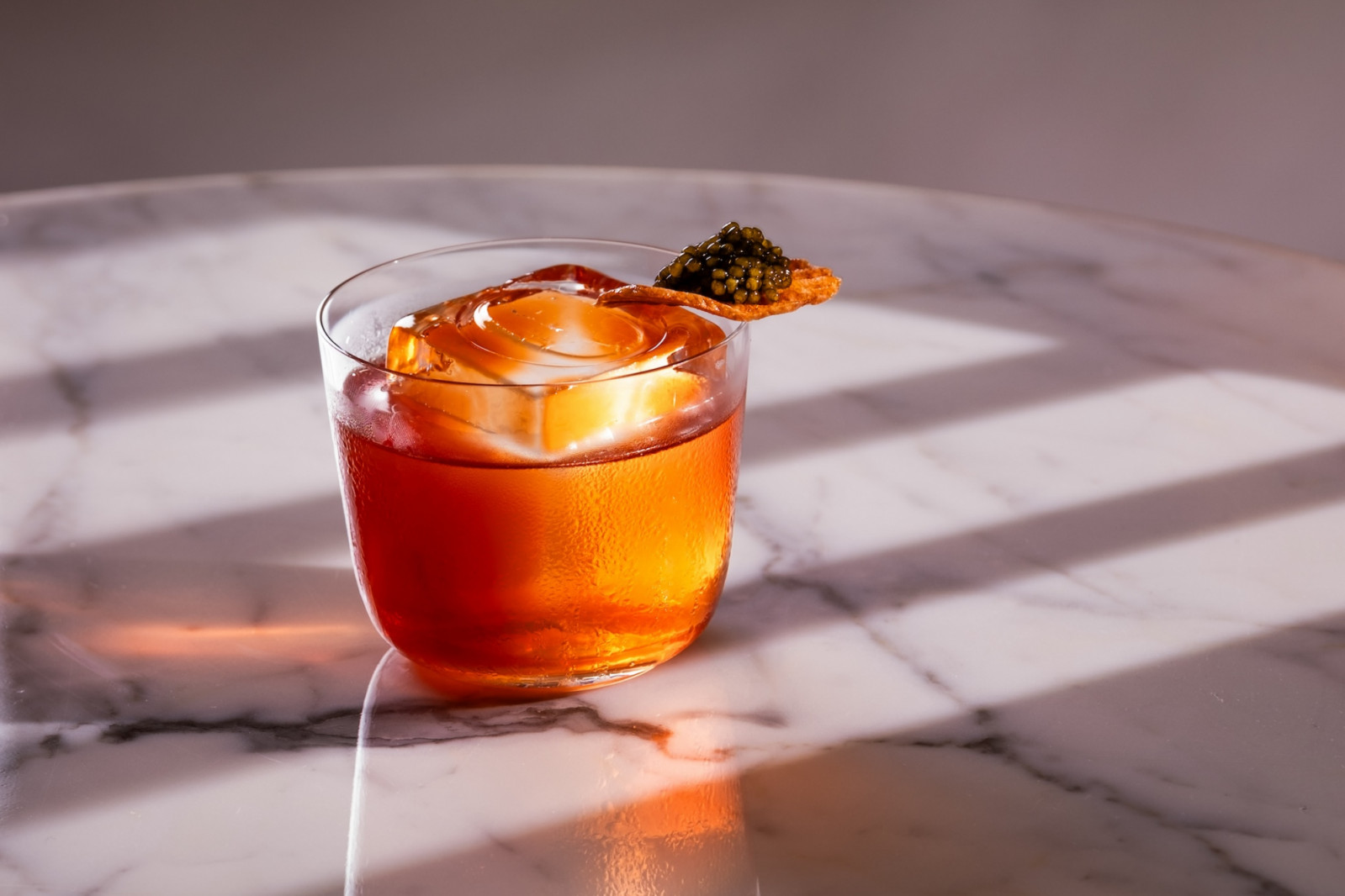 The luxurious negroni-style Caviaroni at The Singapore Edition’s Lobby Bar (Photo: The Singapore Edition) best new cocktail bar 2025