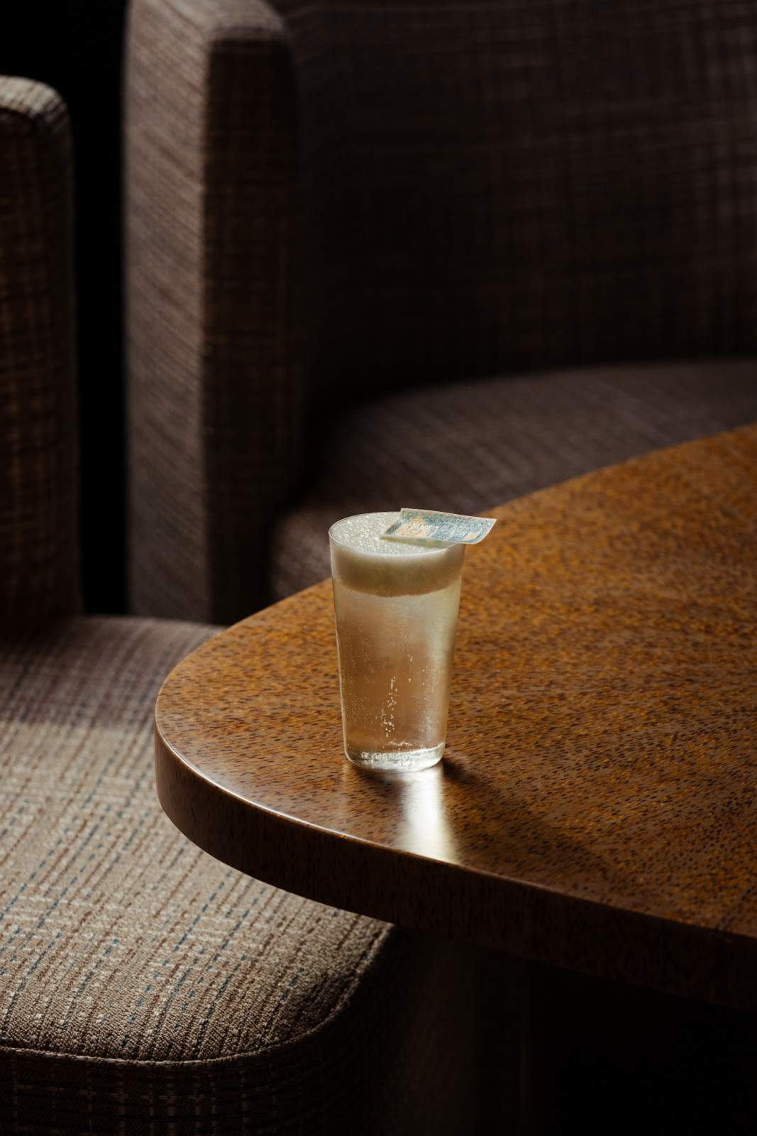 Banana Dollar features Okinawan baijiu, banana liqueur, and a silky foam float of guava and banana (Photo: MO Bar) best new cocktail bar 2025