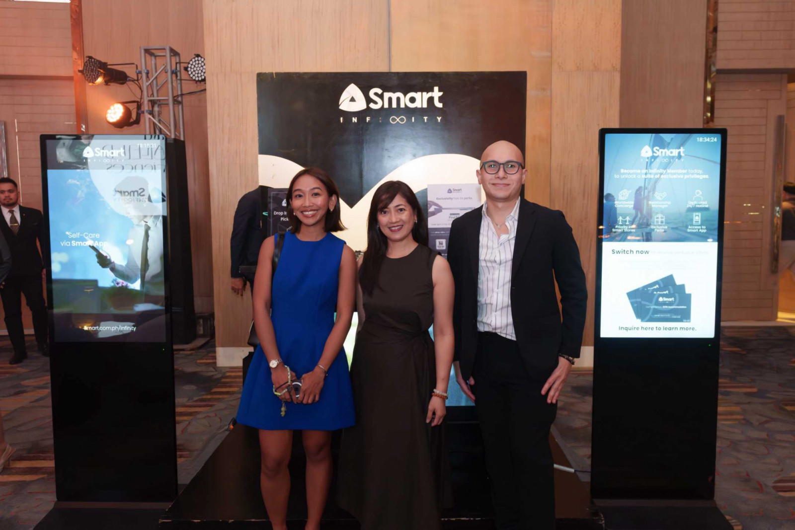 The Smart Infinity booth at Tatler's luxury travel event, Unparalleled Experiences, held at Shangri-la The Fort