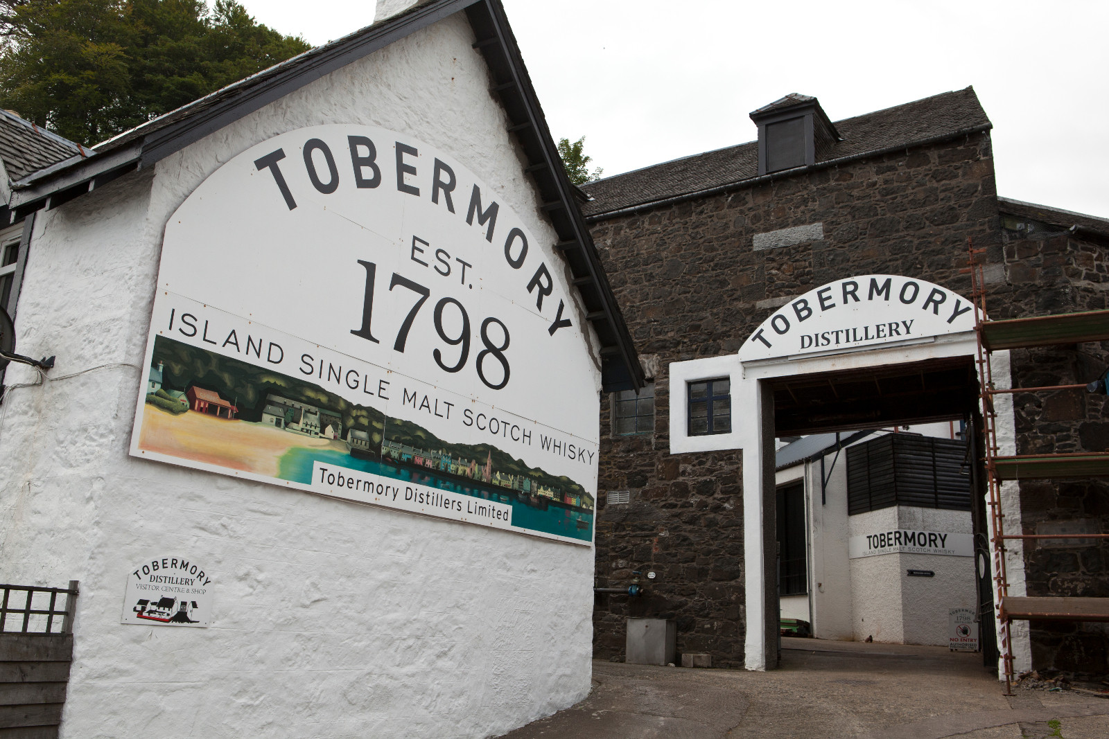 Tobermory's distillery