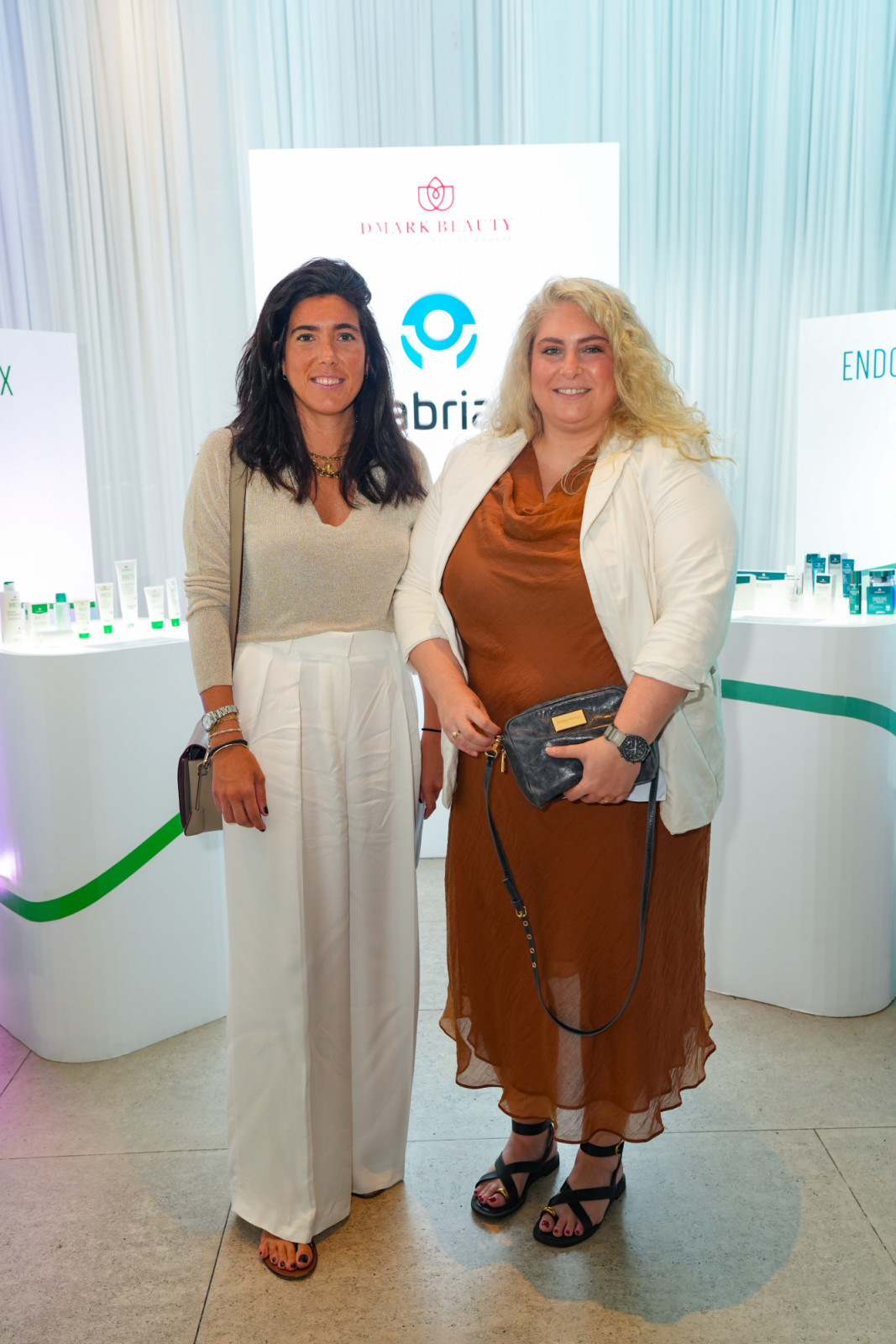 Leticia Rúa Tavira and Andrea Navarro Simón of Cantabria Labs (Photo: courtesy of DMark Beauty)