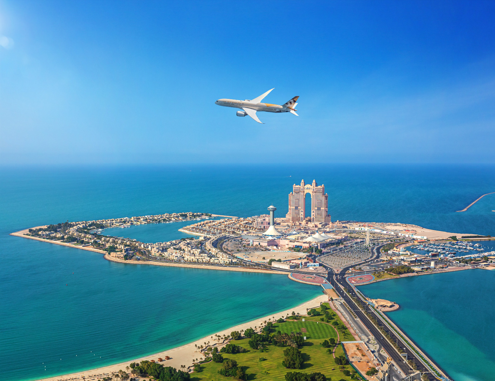 Aerial view of Marina Mall and Marina island in Abu Dhabi, UAE - panoramic view of shopping district; Shutterstock ID 1265235931; purchase_order: Shijar; job: HAL middle east; client: Social; other:
1265235931
abu dhabi, aerial, architecture, asia, attraction, beach, beautiful, blue, building, city, city break, coast, coastline, cornishe, day, destination, emirates, getaway, harbor, holiday, island, landscape, mall, marina, middle east, panorama, persian gulf, scenic, sea, seascape, sky, skyline, tourism, t