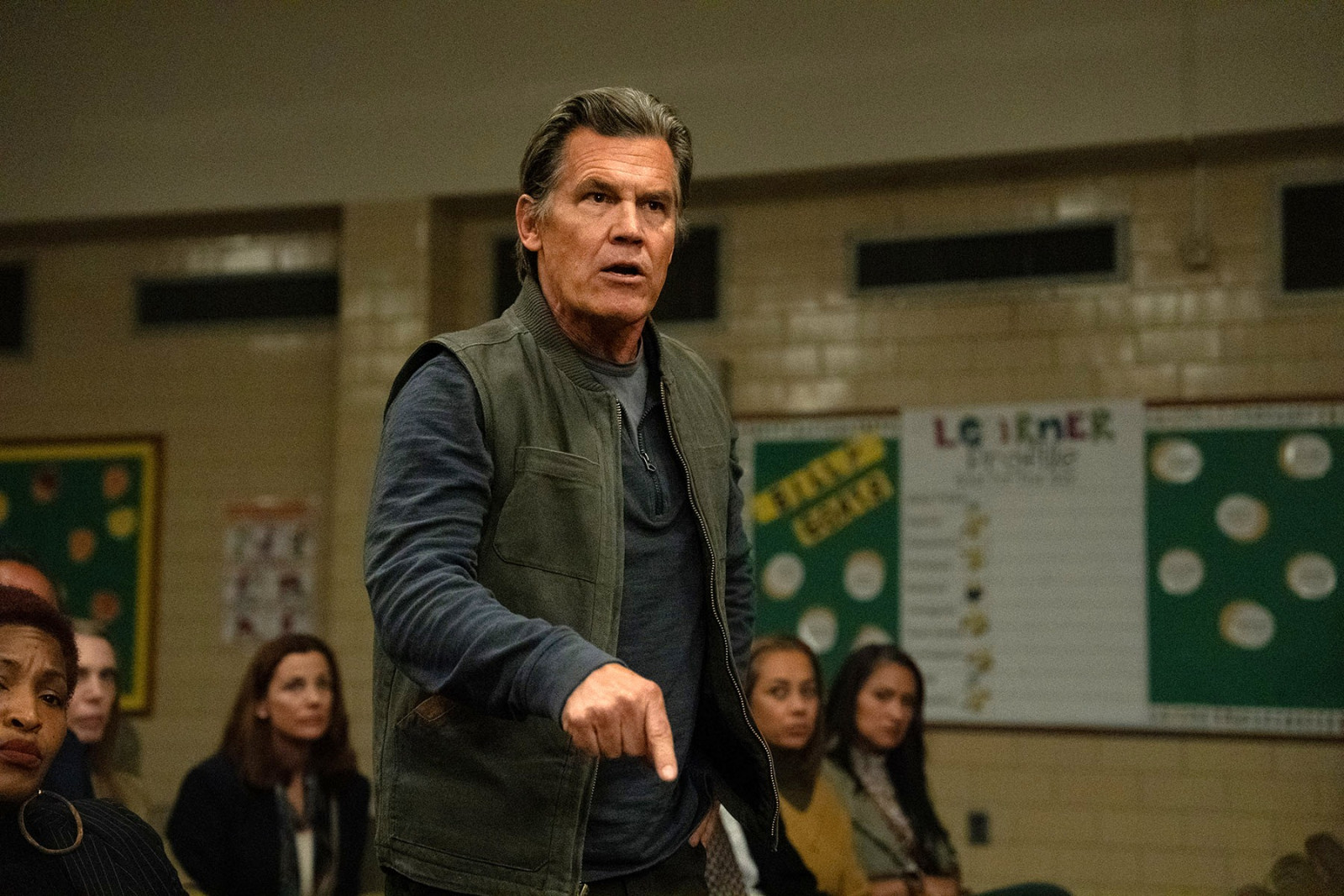 Archer, played by Academy Award nominee Josh Brolin, is the father of one of the 17 elementary school students who disappeared into the night. When he feels that not enough is being done to find his son and the others, he begins to investigate on his own (Photo: courtesy of Warner Bros. Pictures)