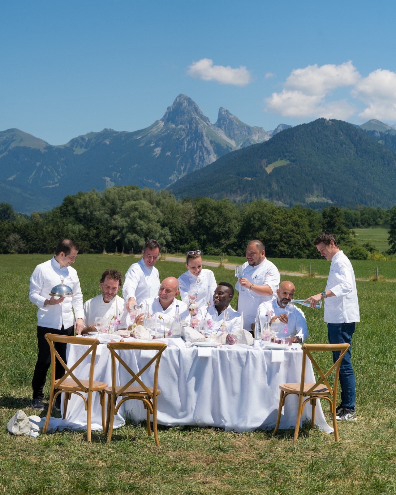 Chefs at Evian’s first Fine Dining Summit