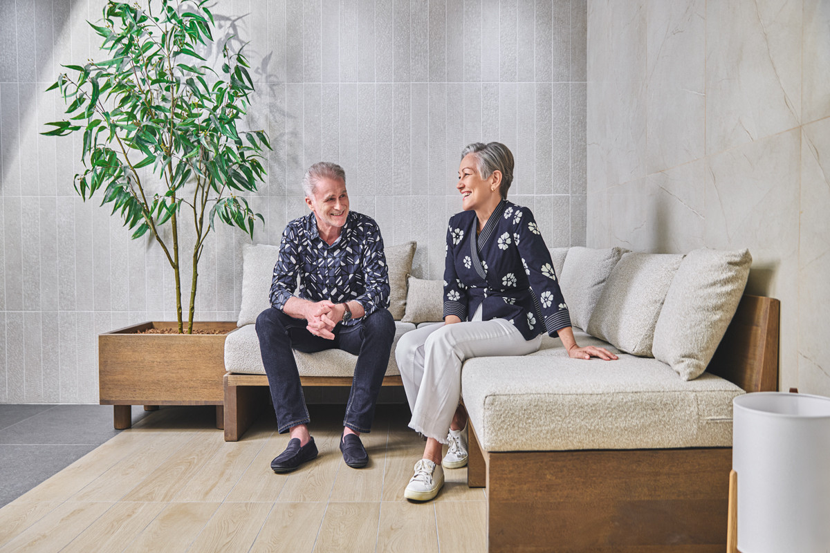 Mark Budden, Asia Pacific chairman of Design Bridge and Partners, and Art historian and collector Krystina Lyon, winners of Best Use of Art at Tatler Homes Design Awards 2025
