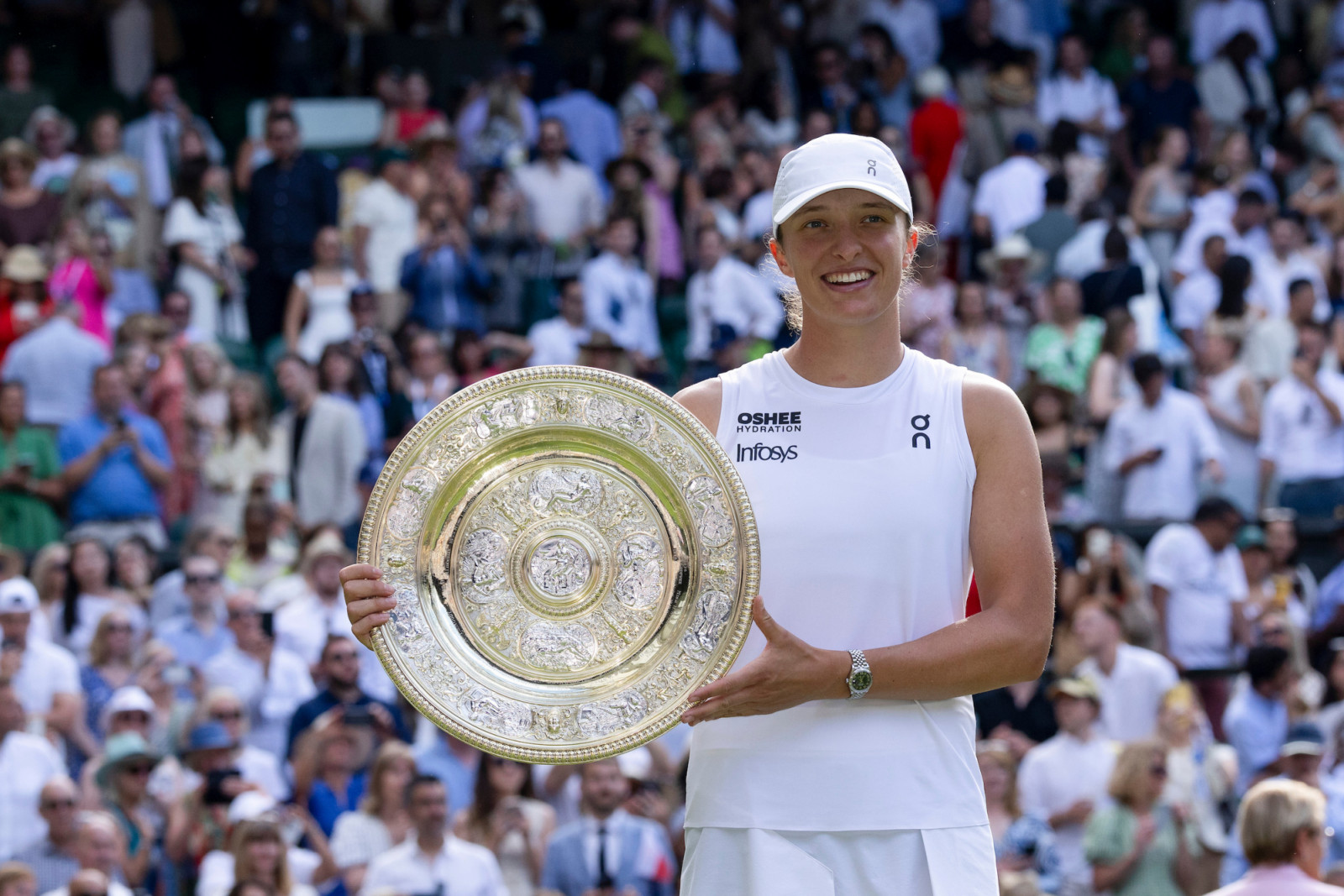 Rolex testimonee Iga Świątek (Photo: courtesy of Rolex / Jon Buckle)