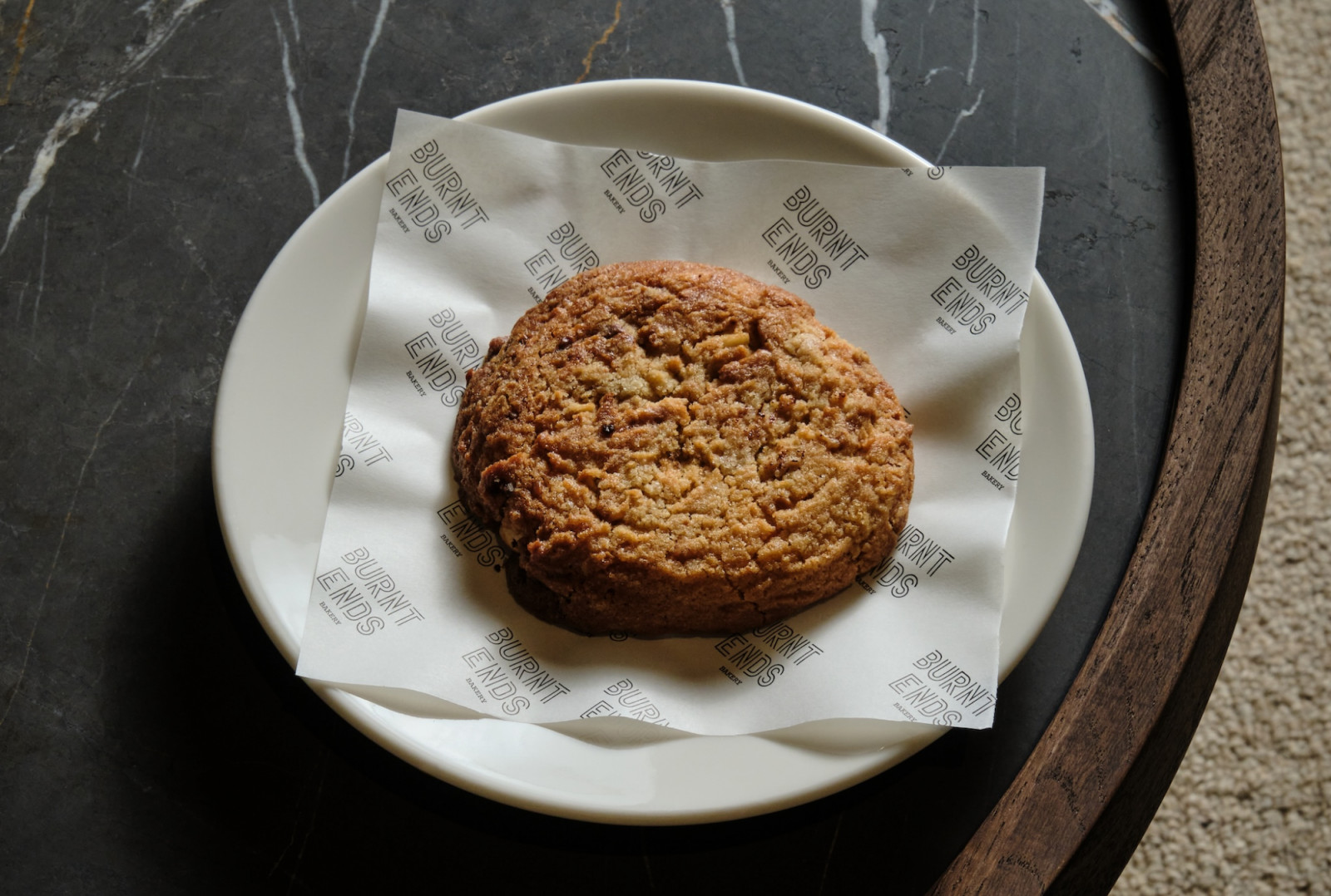 The signature caramelised white chocolate cookie by Burnt Ends Bakery (Photo: Burnt Ends Group) best cookie singapore soft cookies