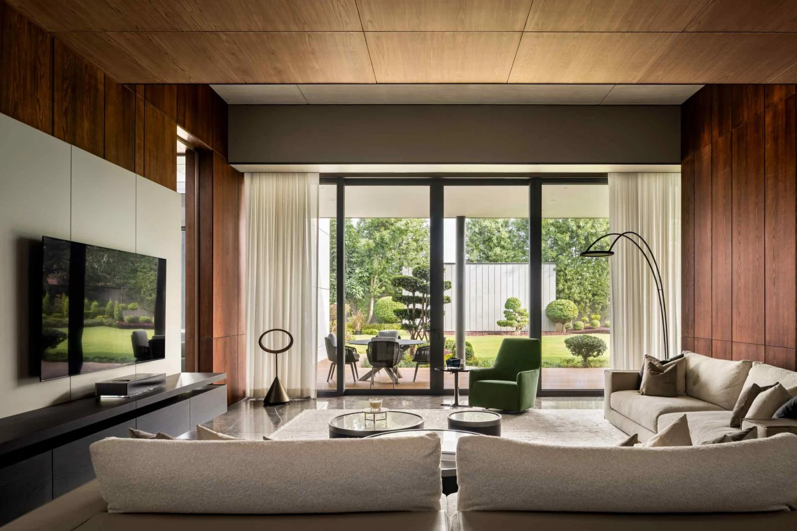 Ample natural light while framing verdant views (Photo: Noughts & Crosses)