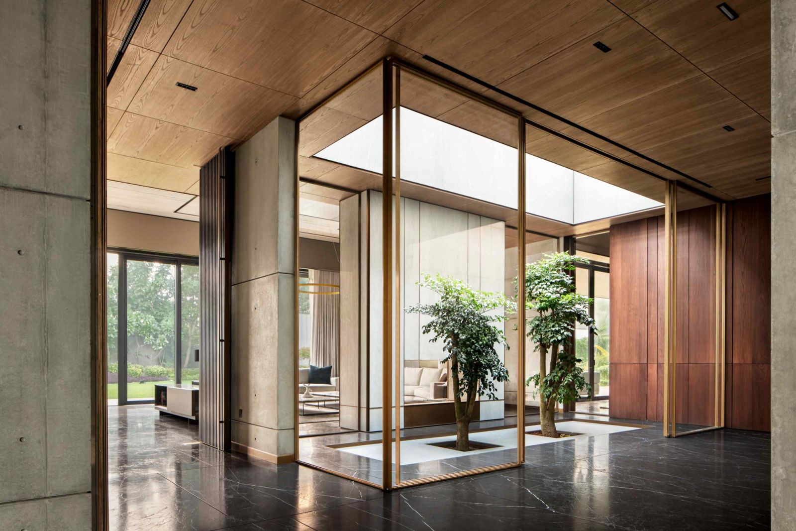 Floor-to-ceiling glass windows and sliding doors throughout the interiors (Photo: Noughts & Crosses)