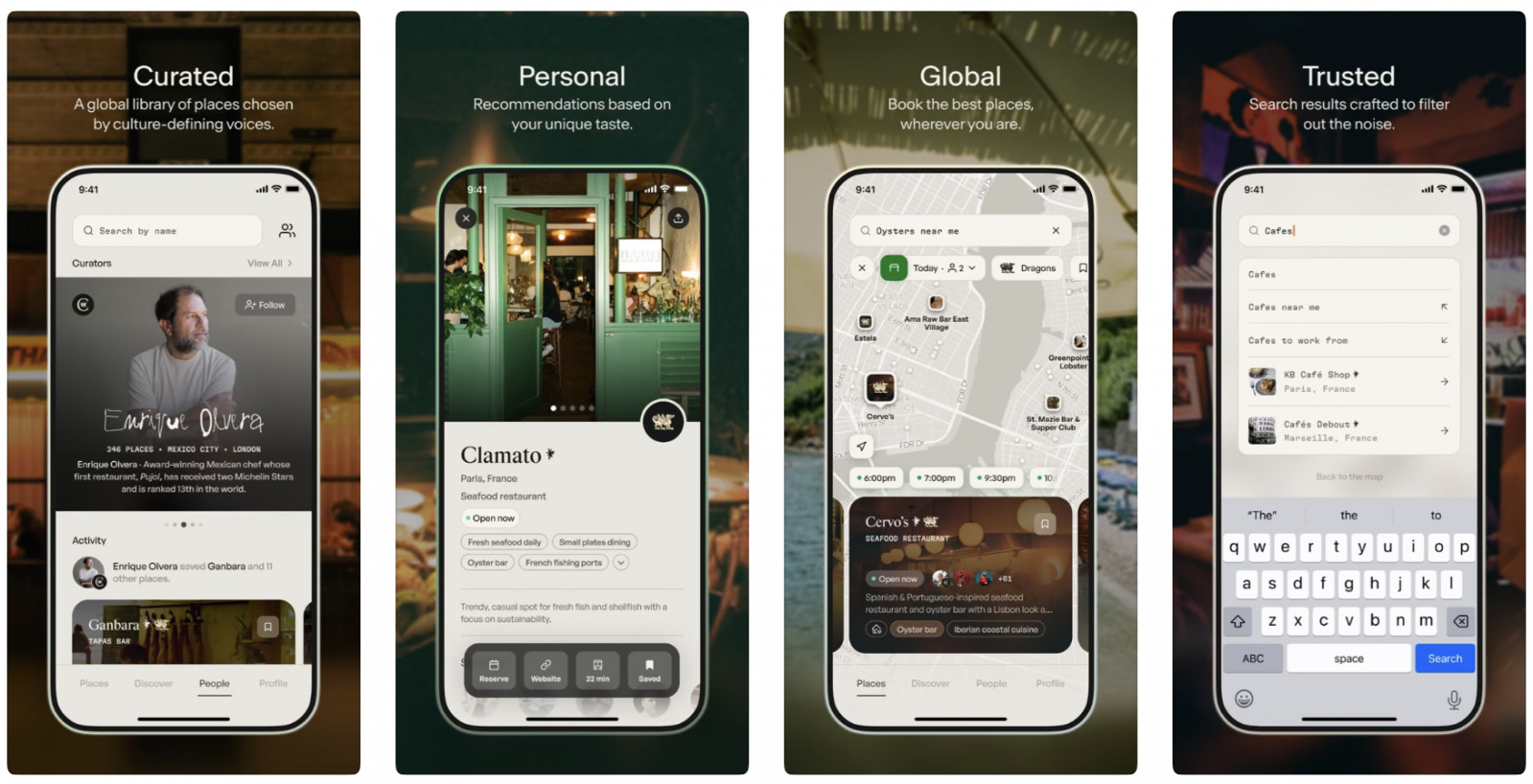 Places is an exclusive travel app with insider recommendations from top designers, chefs, hoteliers and artists worldwide. (Photo: App Store)