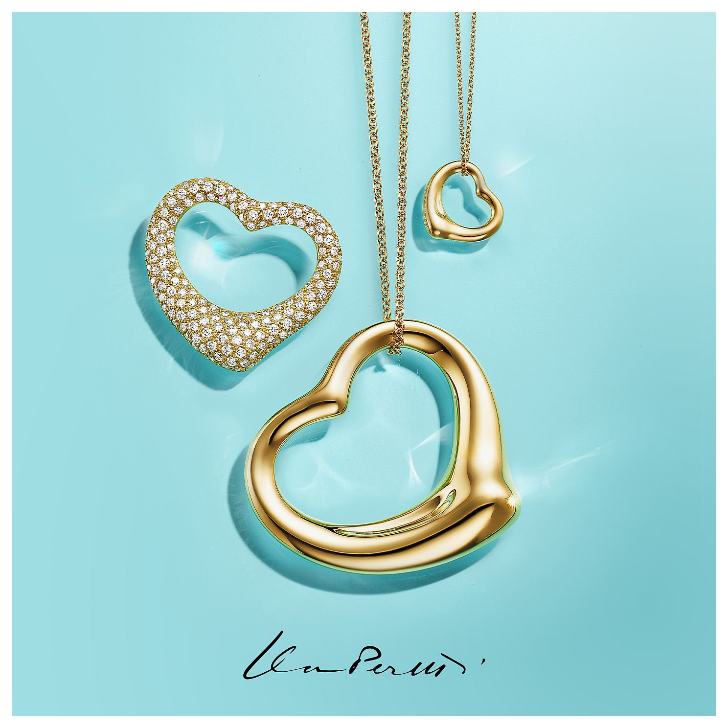 True to the designer’s aesthetic, the Elsa Peretti® Open Heart collection celebrates love (photo: Tiffany & Co.)