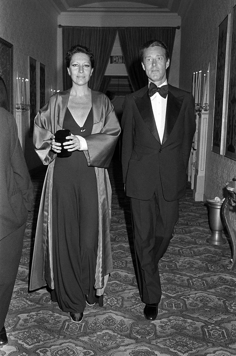 Elsa Peretti and Halston attend the Fragrance Foundation dinner at the Plaza Hotel in 1976 (photo: Flynn Karlin/Fairchild Archive/Penske Media)