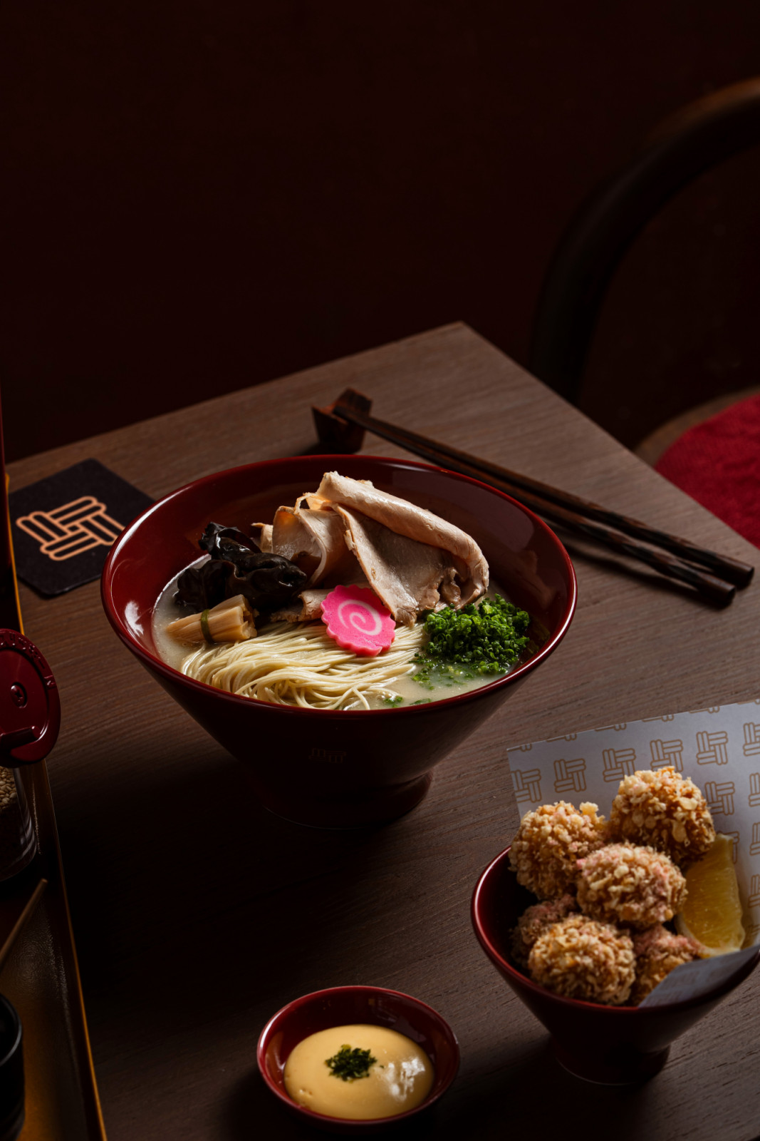 Mugen Ramenya by Jorge Mendez, serving hakata-style ramen and Japanese favourites from karaage to Wagyu chahan