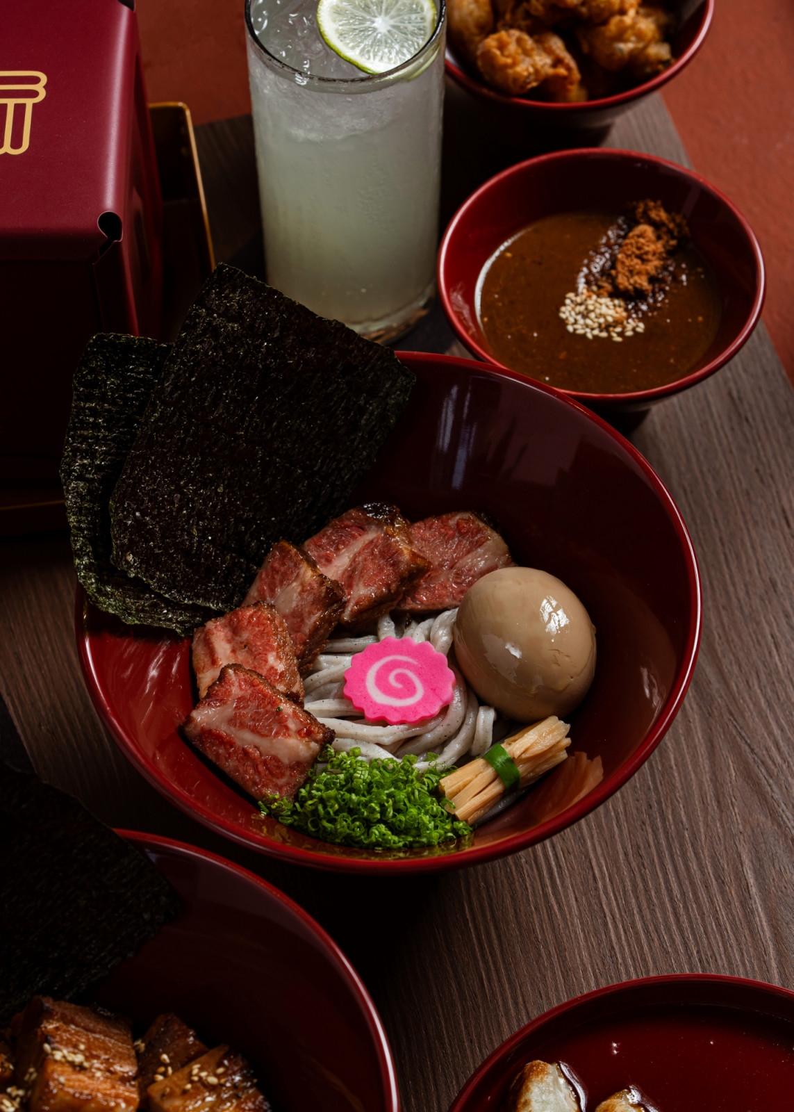 Mugen Ramenya by Jorge Mendez, serving hakata-style ramen and Japanese favourites from karaage to Wagyu chahan