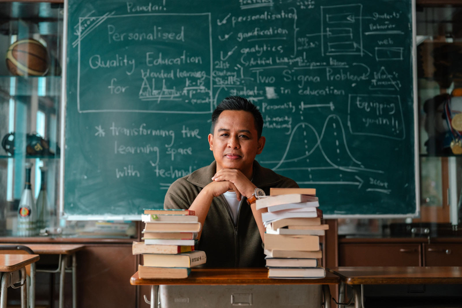 “Education is freedom,” says Khairul, whose own path was shaped by his teacher mother and the power of knowledge