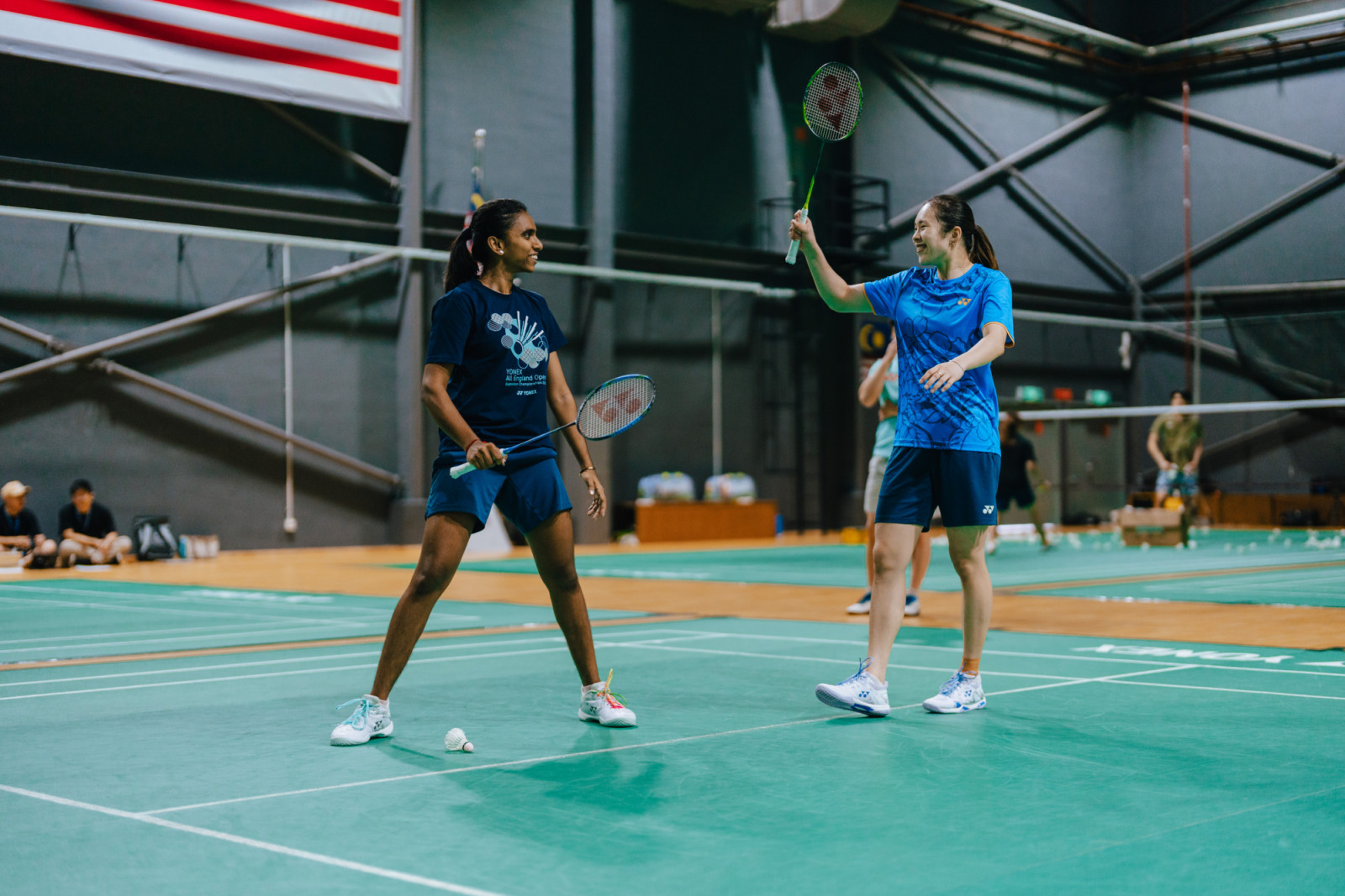 Malaysia’s shining stars: Pearly Tan and Thinaah Muralitharan, currently World No 2 in women’s doubles badminton, embody the Maxis spirit of “Tomorrow Begins Today”