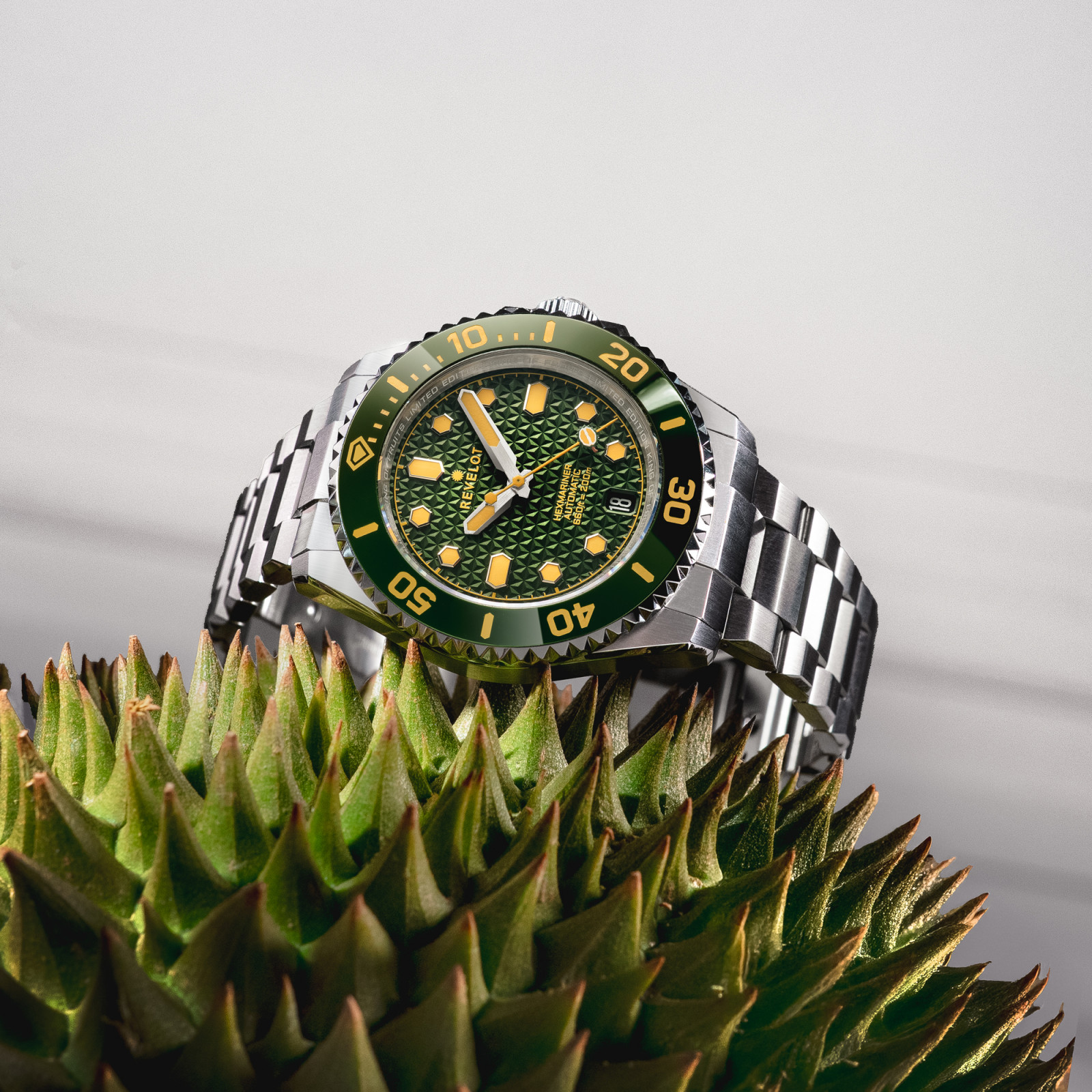 Revelot Limited Edition Hexmariner Durian Watch