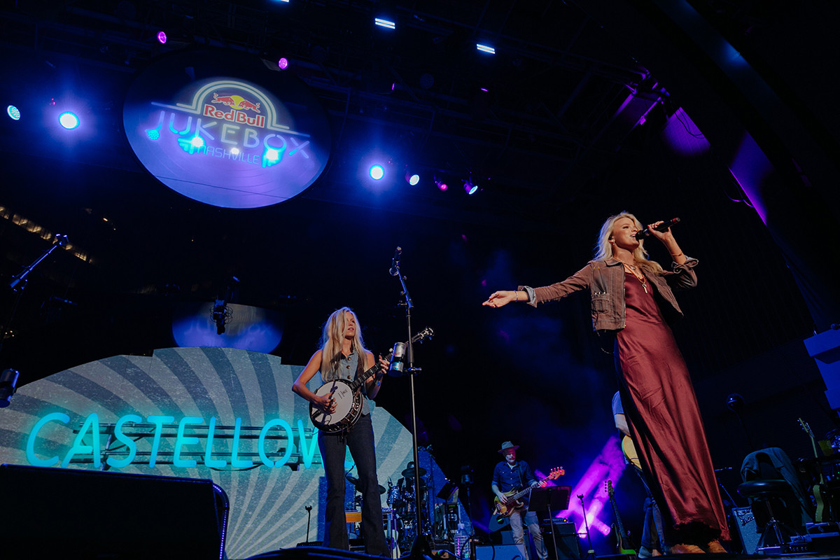 The Castellows perform Red Bull Jukebox at Ascend Amphitheater in Nashville, TN on October 2, 2024. // Catherine Powell / Red Bull Content Pool // SI202410040004 // Usage for editorial use only //