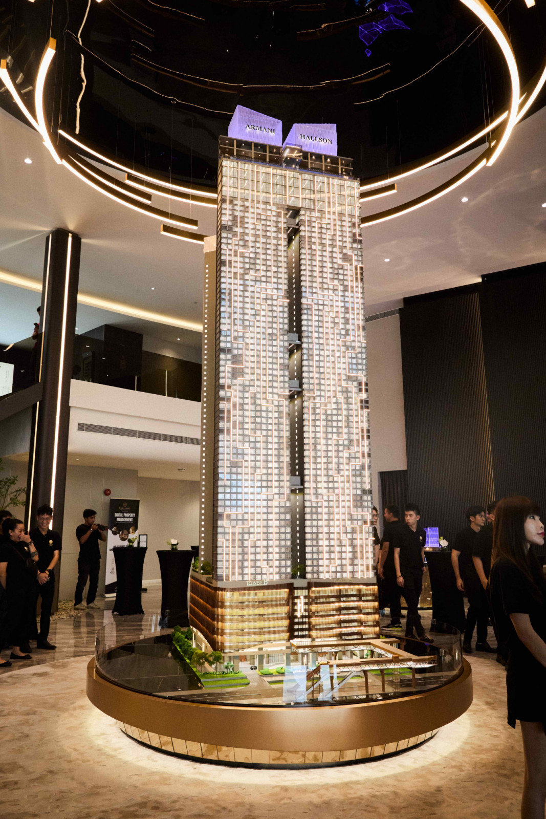 A scale model of Armani Hallson KLCC captures the attention