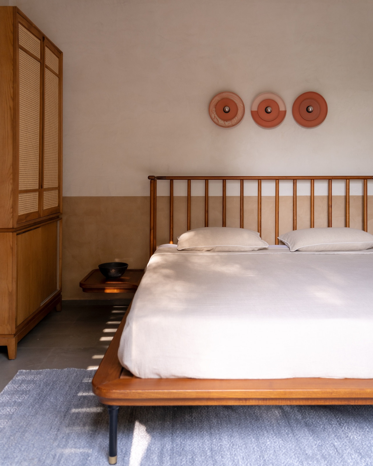 A bedroom in a home in Gwalior, India brought to life by Studio Dashline