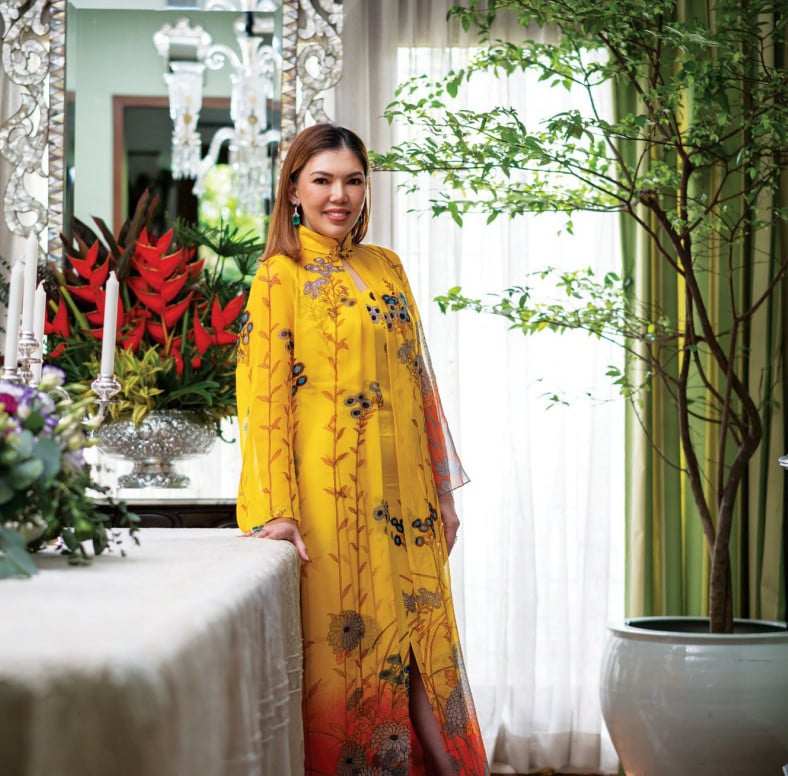 Erica Concepcion-Reyes welcomes Tatler in her home (Photo: Toto Labrador)