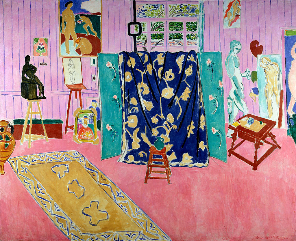 'The Pink Studio', 1911. Found in the collection of the State A Pushkin Museum of Fine Arts, Moscow. Creator: Henri Matisse. (Photo by © Fine Art Images/Heritage Images via Getty Images)