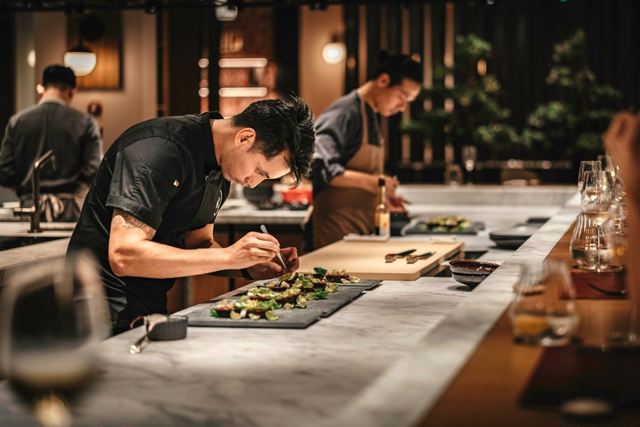 Chef Andy Huynh of Oku restaurant