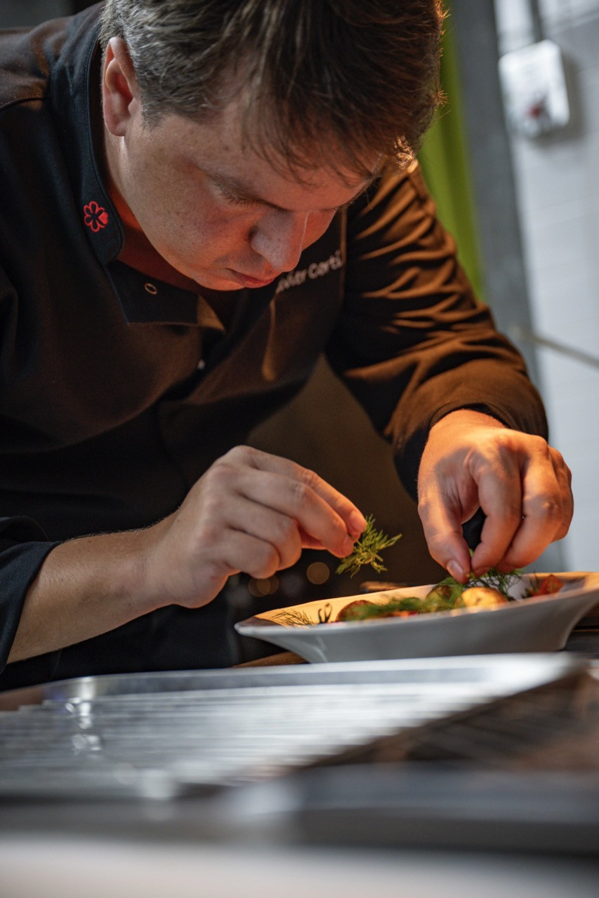 Chef Olivier Corti of Le Comptoir restaurant