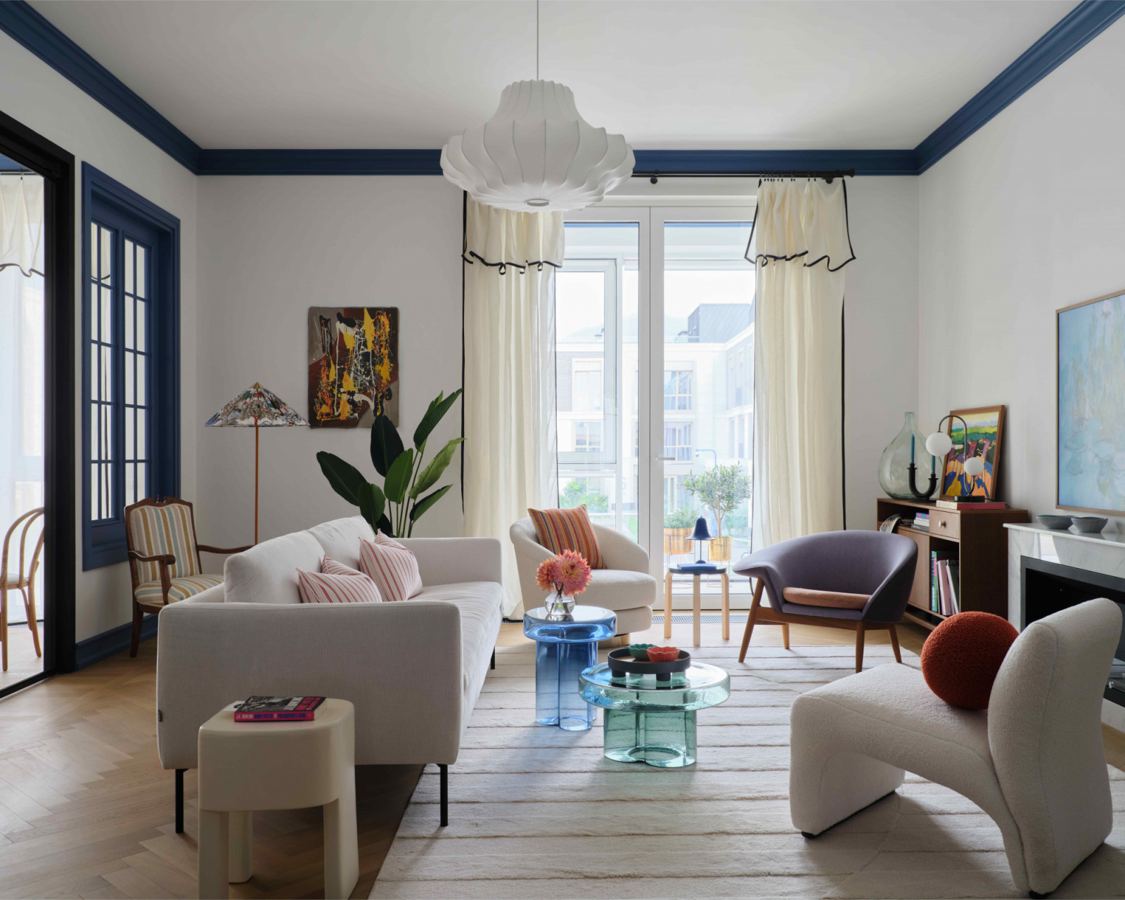 FM Interiors crafted a home on the verge of Parisian chic, Scandinavian restraint, and Kazakh hospitality
