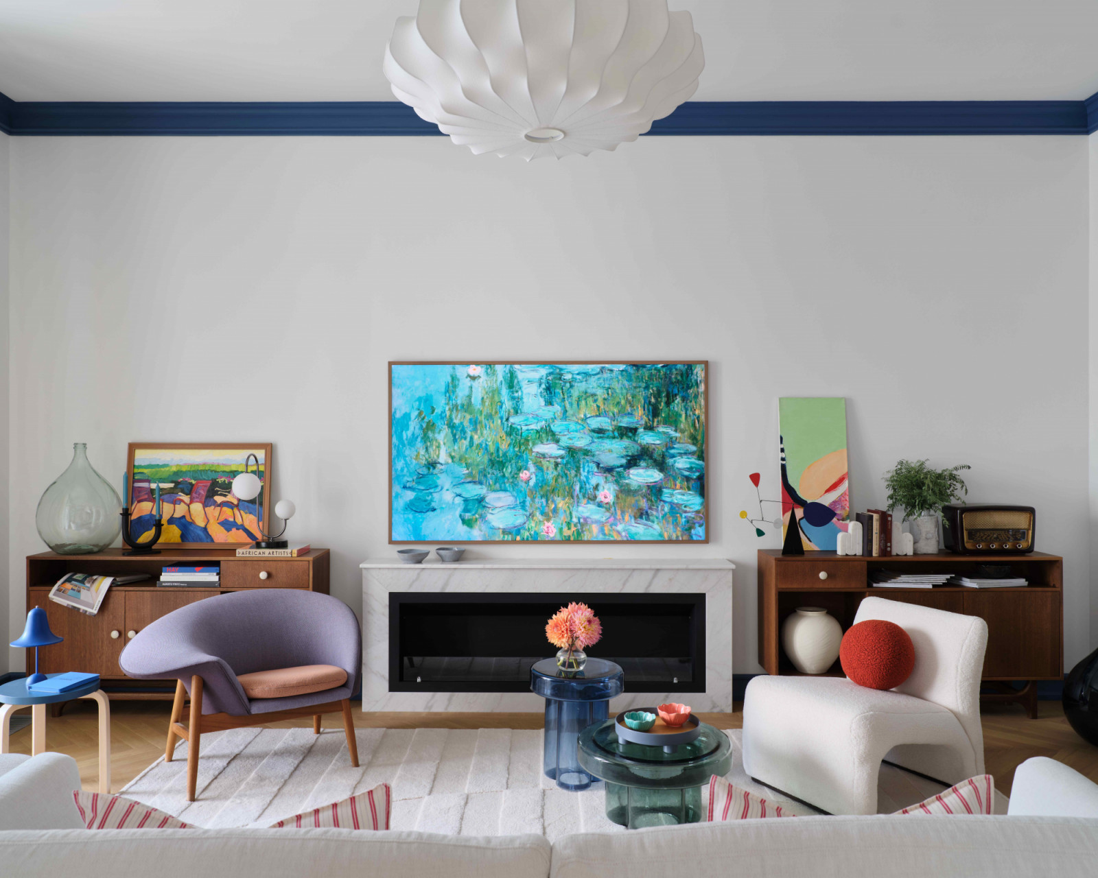 An eclectic mix of vintage pieces, design icons and family heirlooms