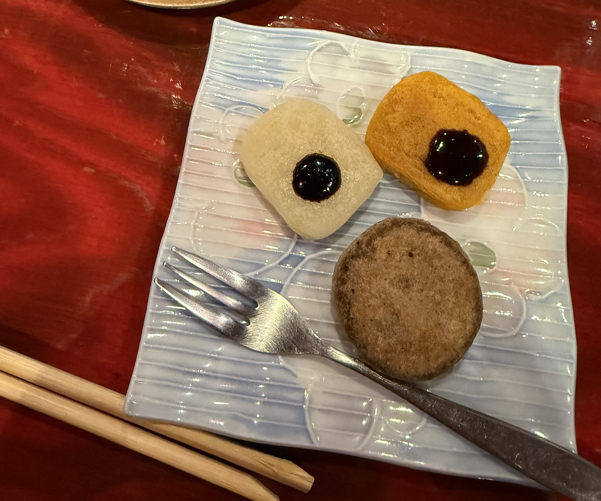 Munini-imo or Ainu potato pancakes made from fermented potato flour. (Photo: Chonx Tibajia)