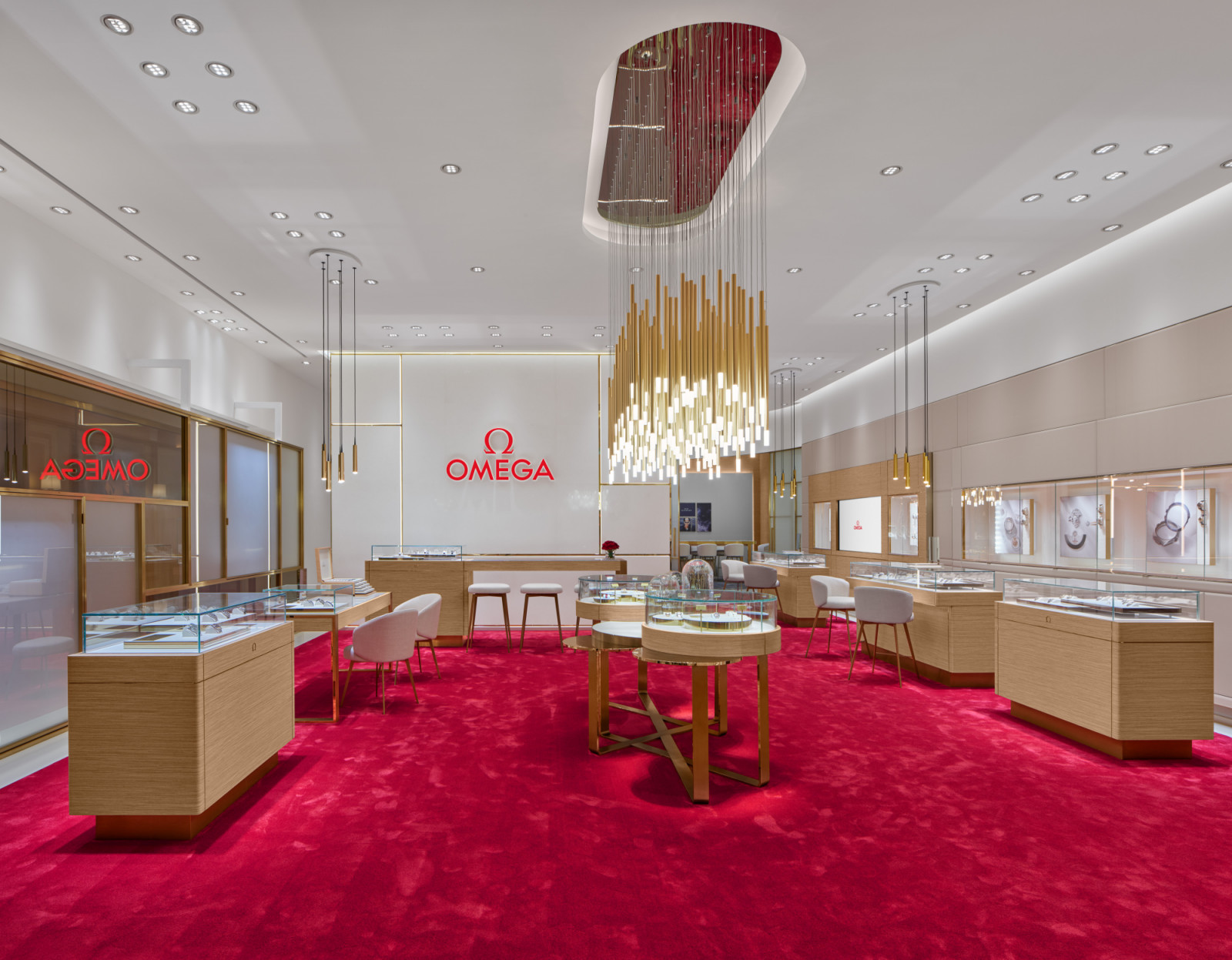 Inside the Omega boutique at Wynn Macau (Photo: courtesy of Omega)