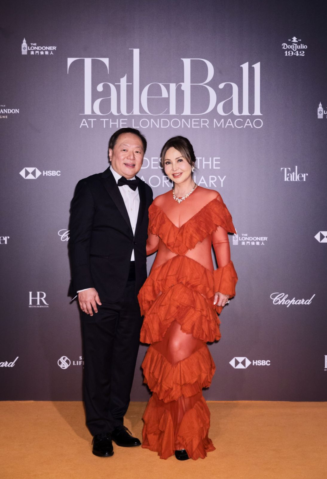 Philip and Small Marissa Laude at the inaugural Tatler Ball Asia in 2023 (Photo: Tatler Hong Kong)