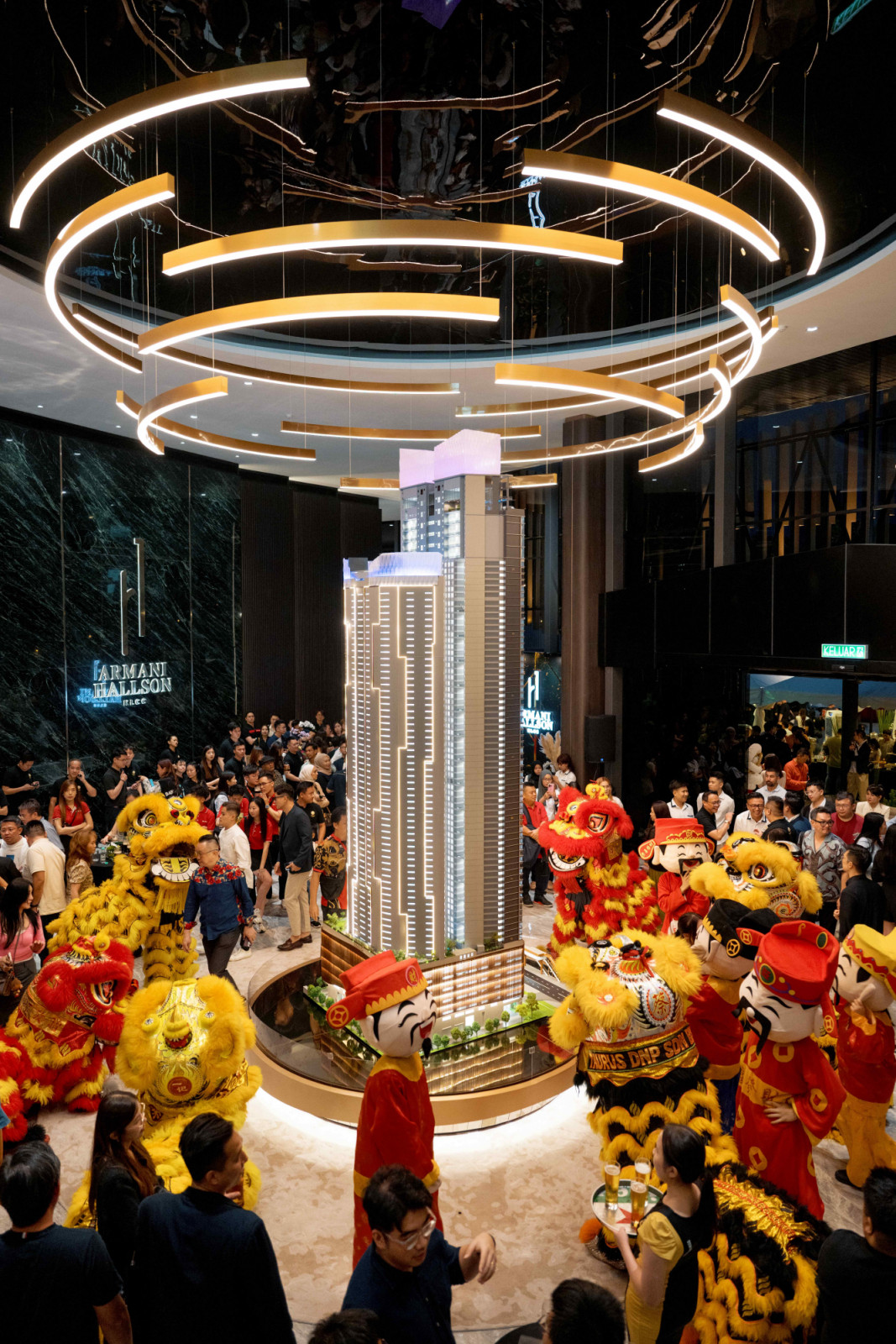 Spreading a bit of luck and prosperity in the newly opened sales gallery