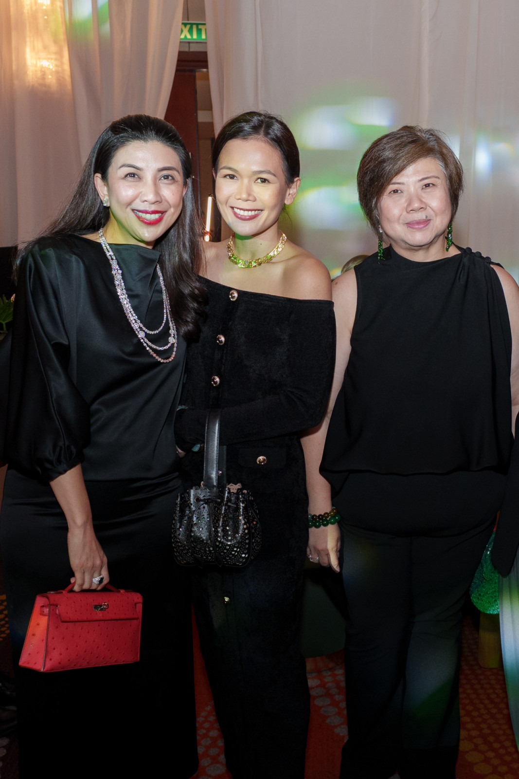 Mia Ynares, Jet Acuzar and Florence Ko at the Tatler Homes Design Awards 2025 in the Philippines