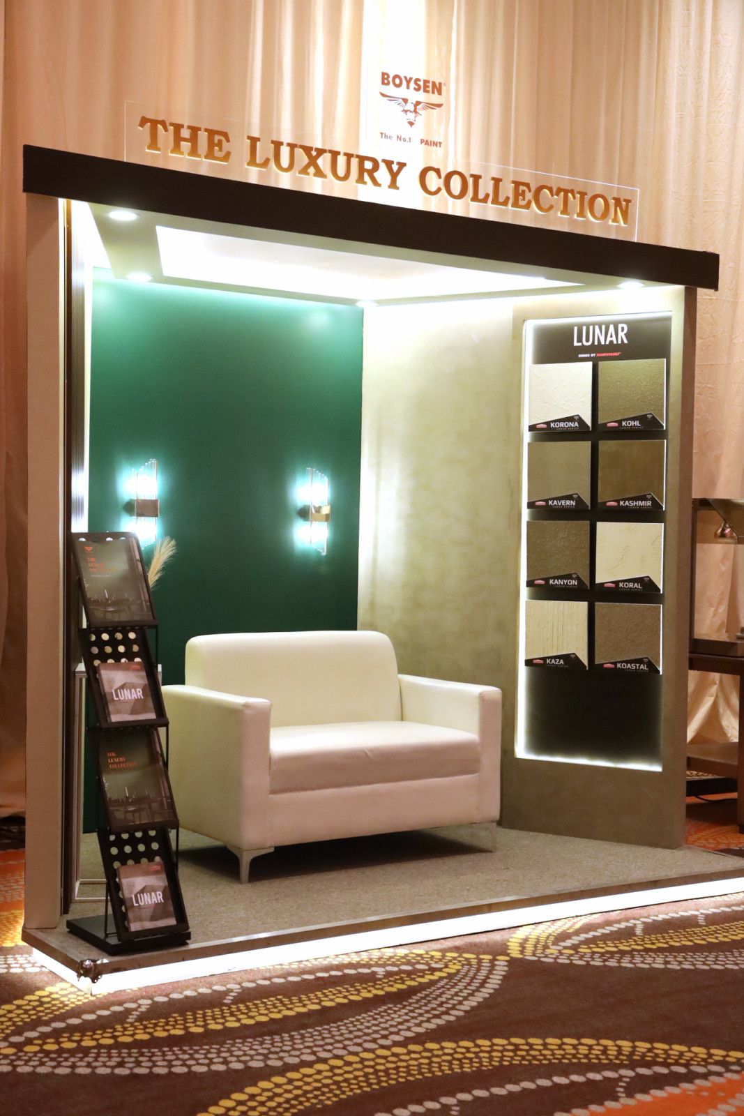 Boysen's booth at the Tatler Homes Design Awards 2025 in the Philippines