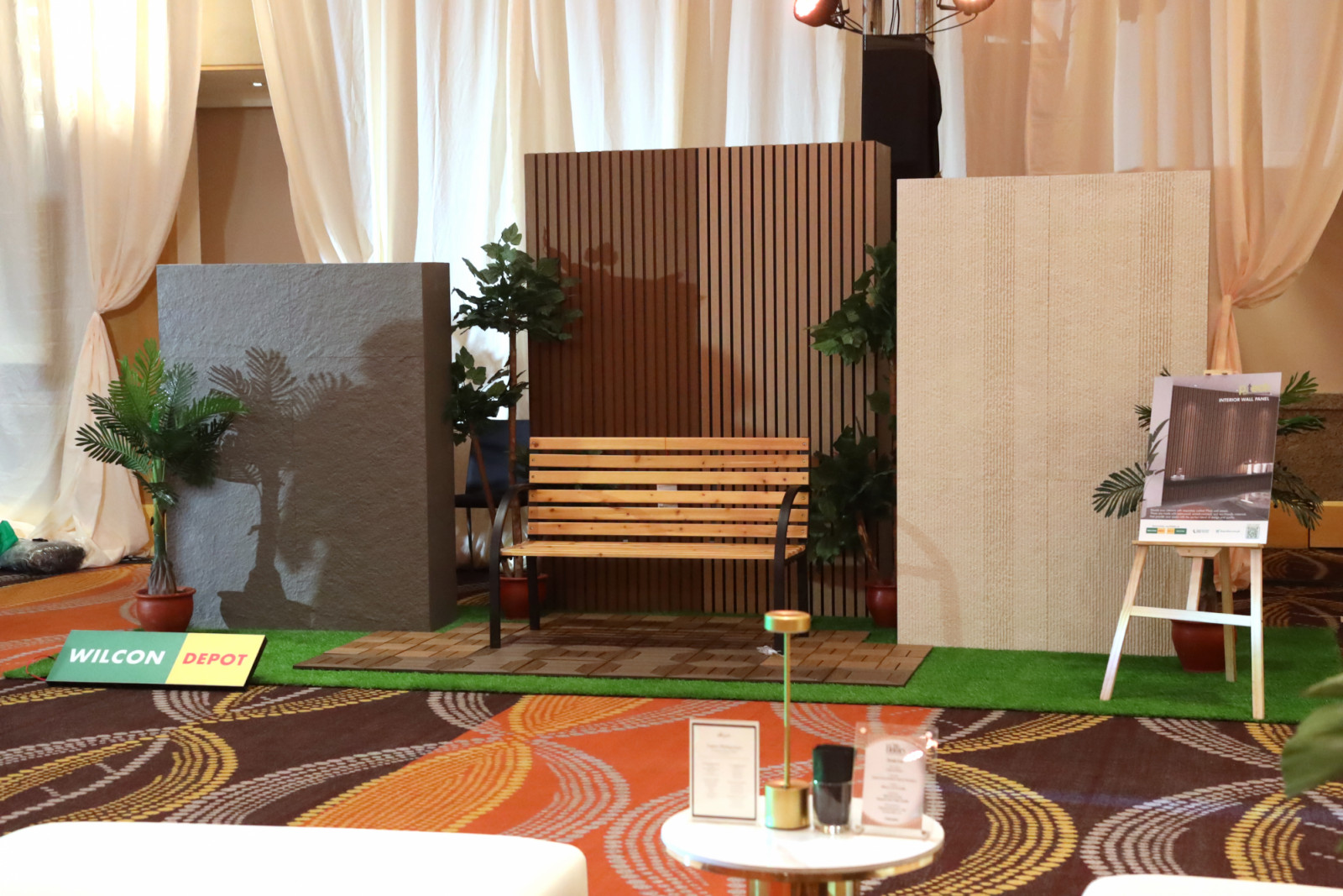 Wilcon Depot's booth at the Tatler Homes Design Awards 2025 in the Philippines