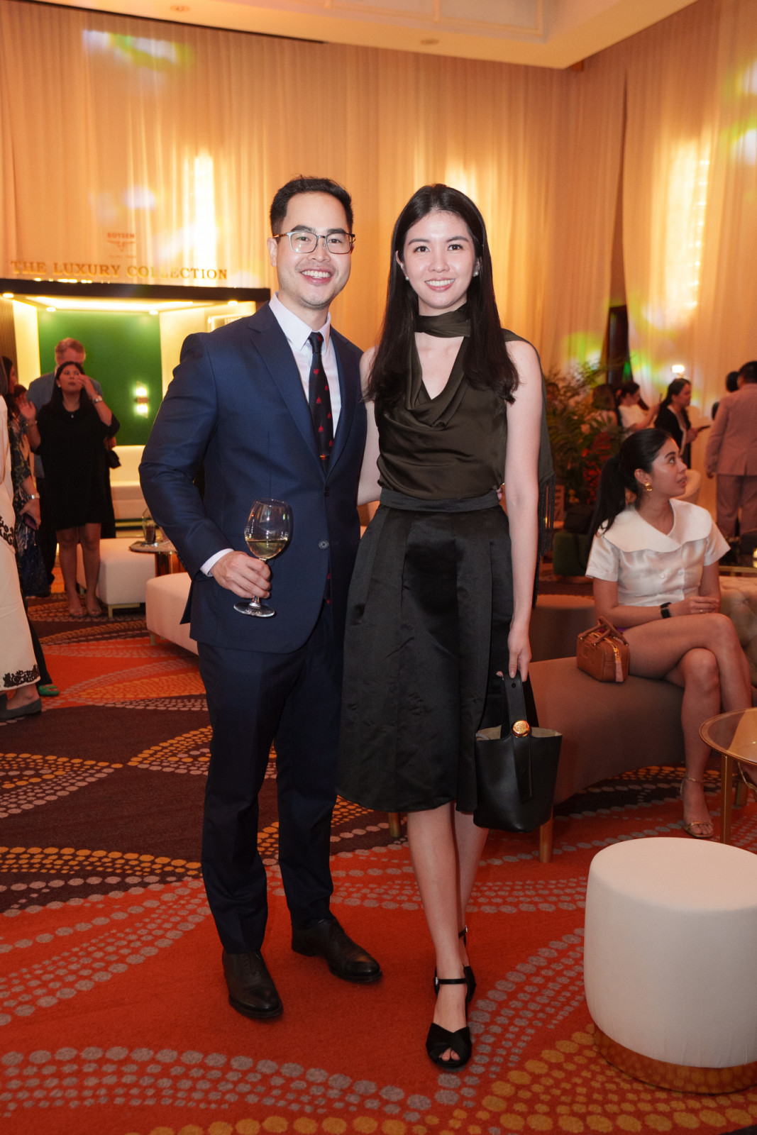 Alex Sycip and Sofia Palaganas at the Tatler Homes Design Awards 2025 in the Philippines