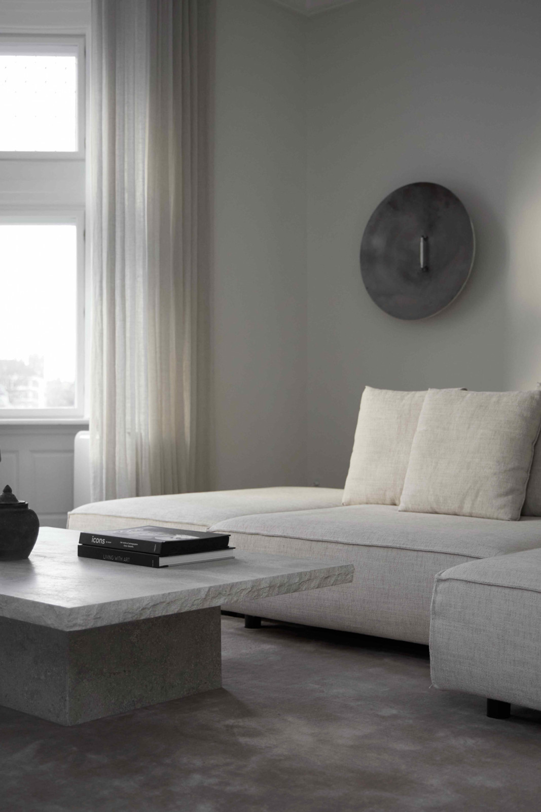 Earthy and subdued colours connect to the home’s Danish heritage