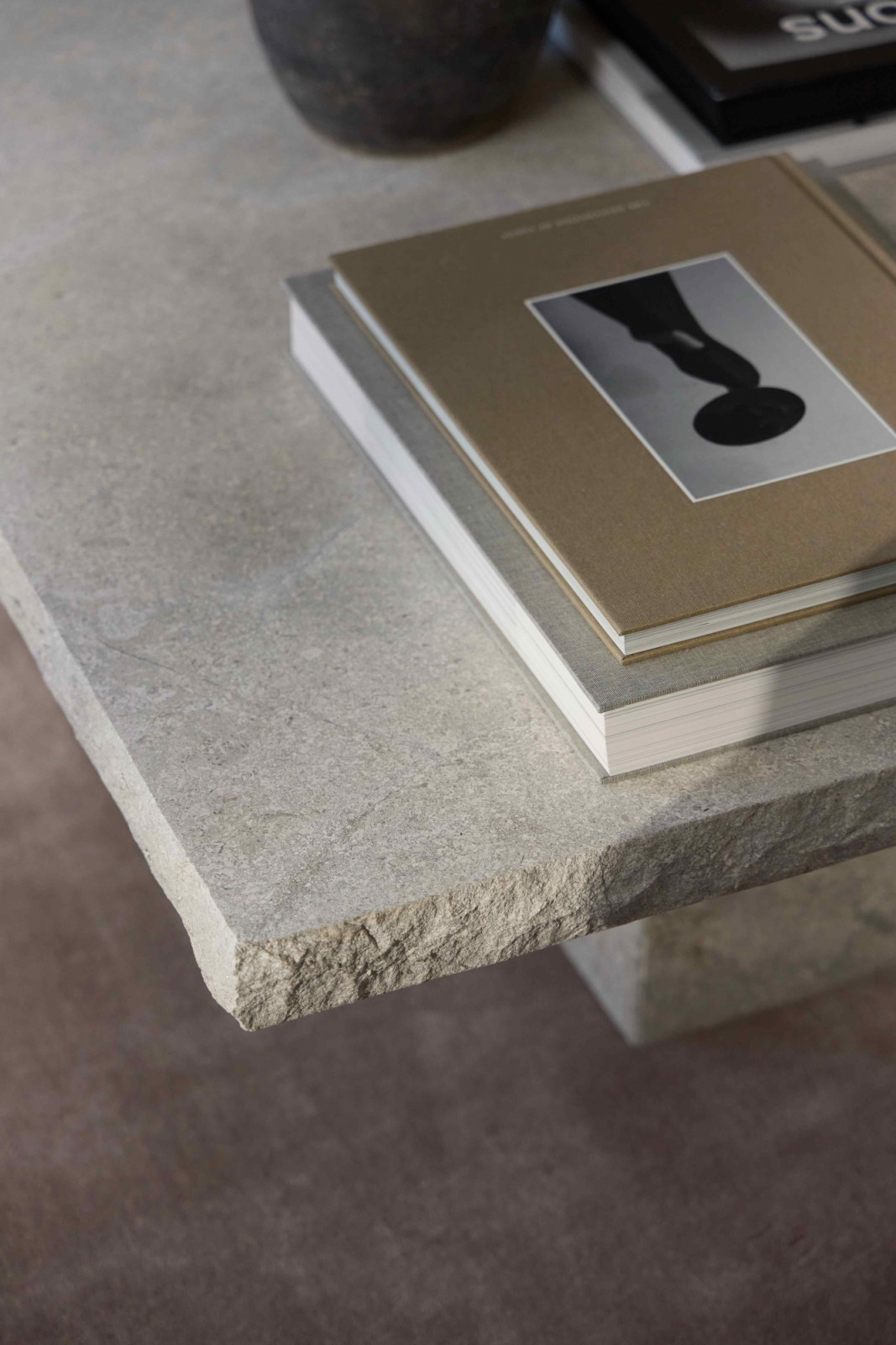 Natural stone chosen based on principles of simplicity and utility