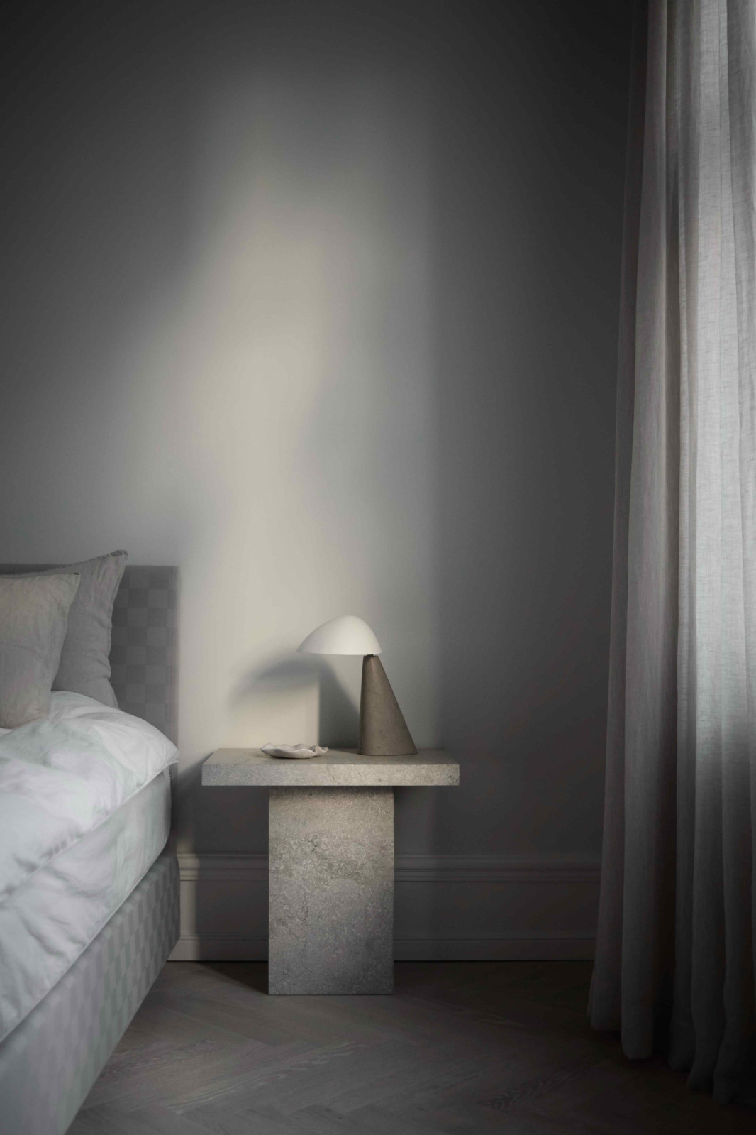 The private quarters serve as a retreat for rest and reflection